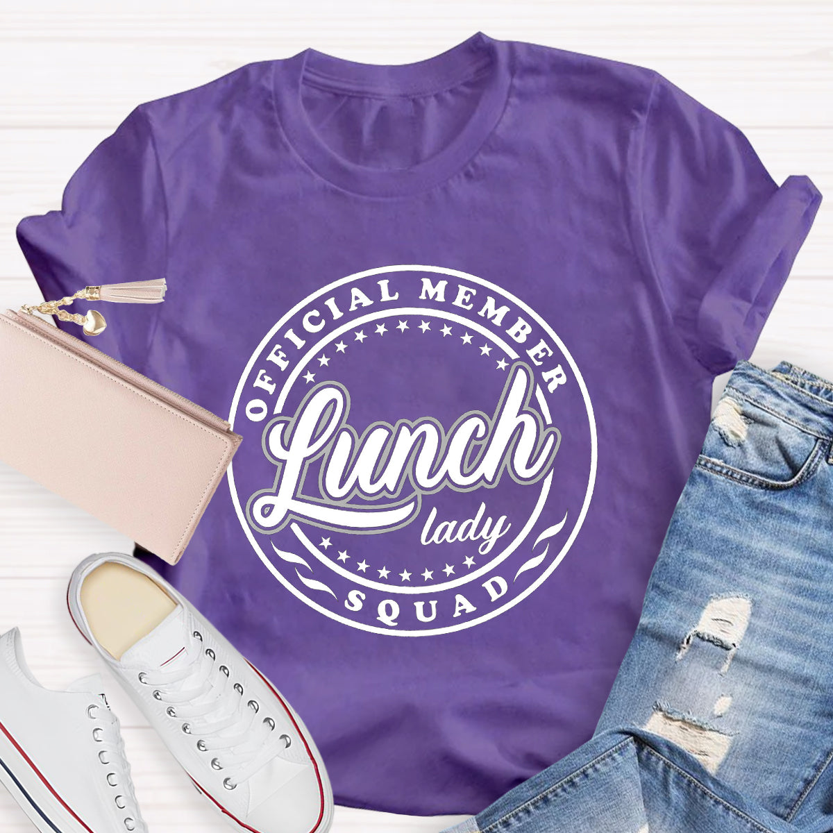 Official Member Squad Lunch Lady T-Shirt