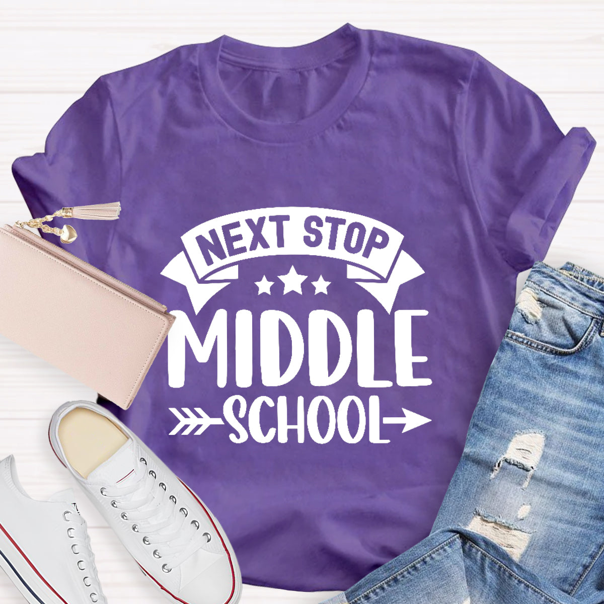 Next Stop Middle School Teacher T-Shirt
