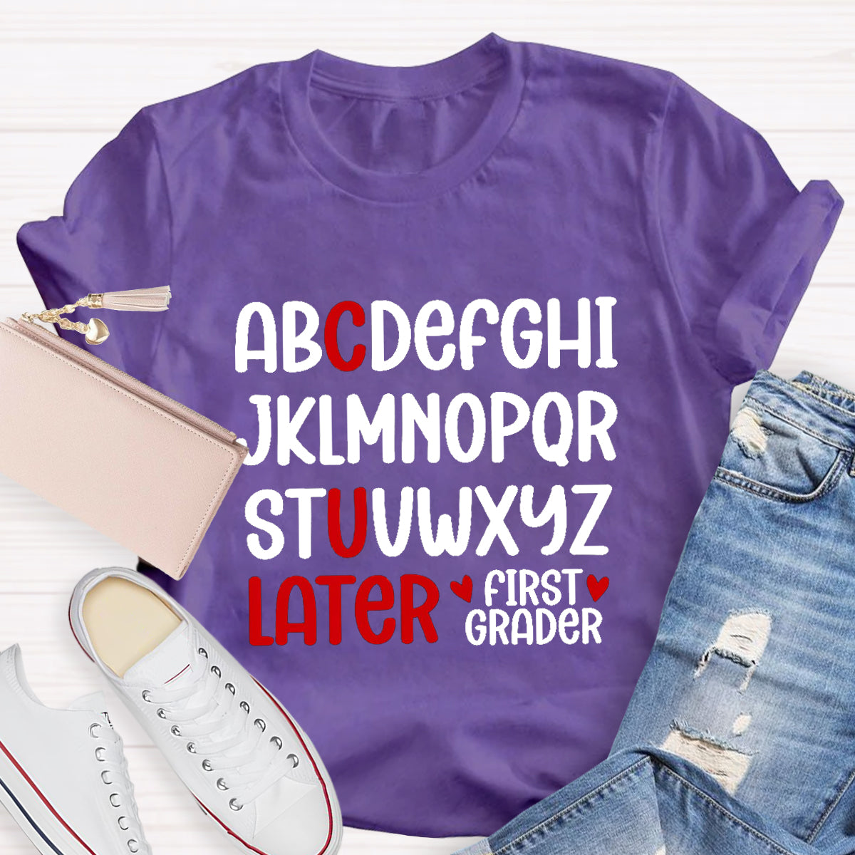 Personalized Grade See You Later Teacher T-Shirt