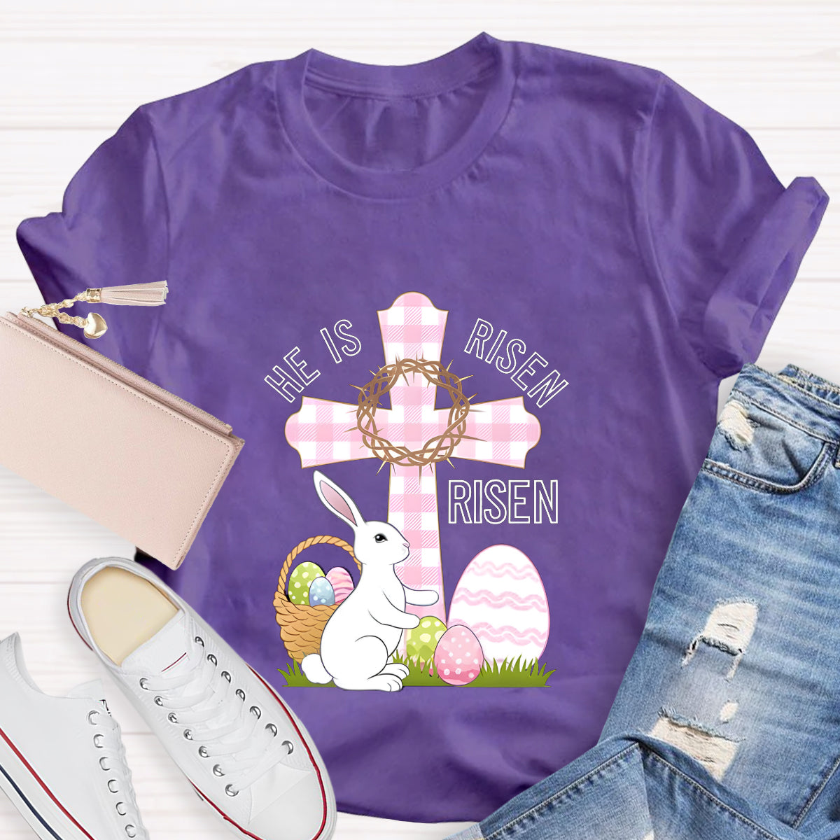 He Is Rise Easter T-Shirt