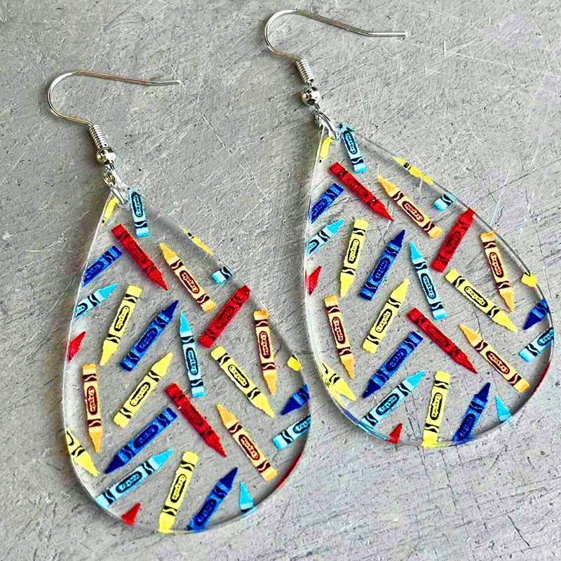 Transparent Acrylic Earrings