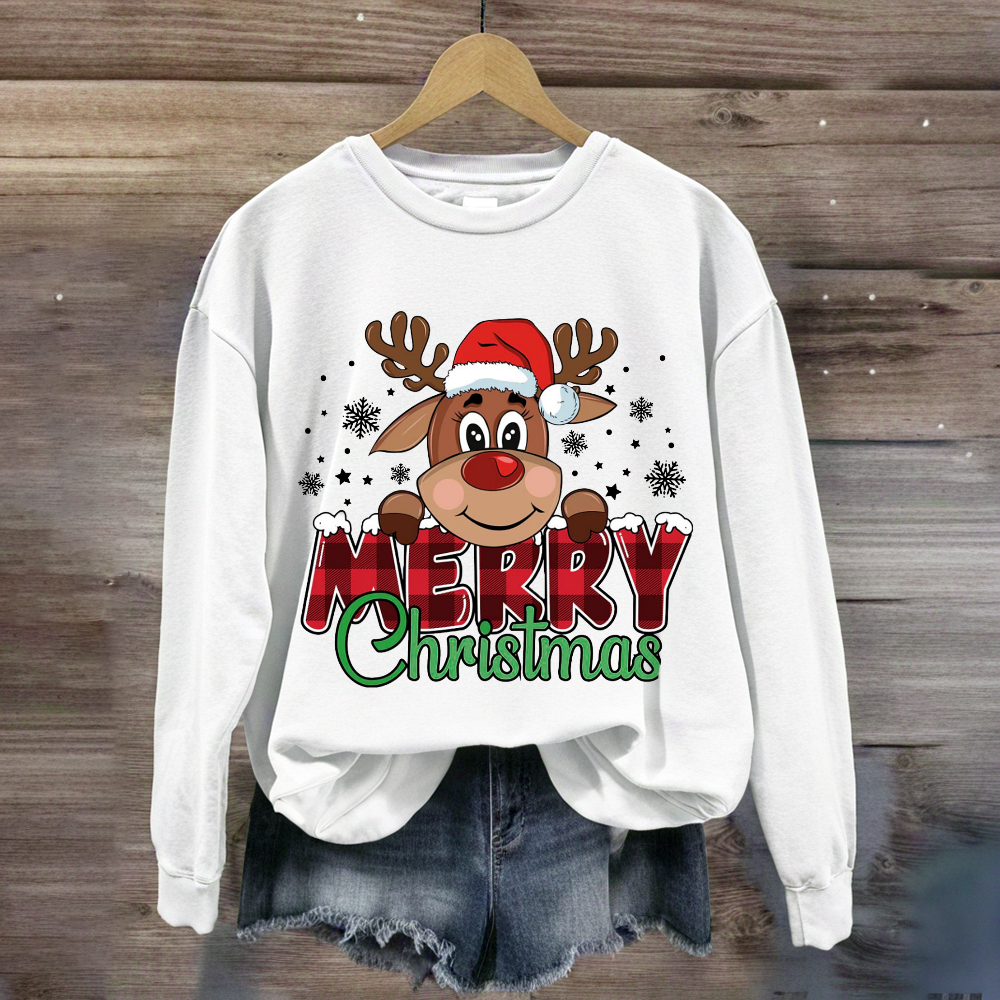 Reindeer Merry Christmas Sweatshirt