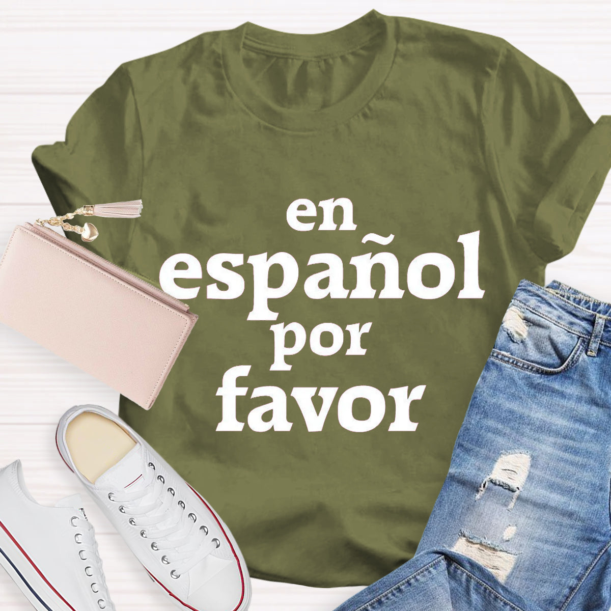 En Espanol Por Favor Spanish Teacher T-Shirt