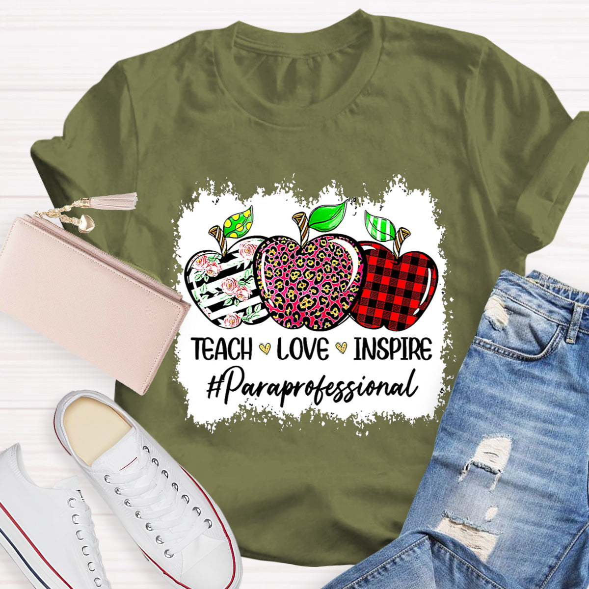 Each Love Inspire Paraprolessional Teacher T-Shirt