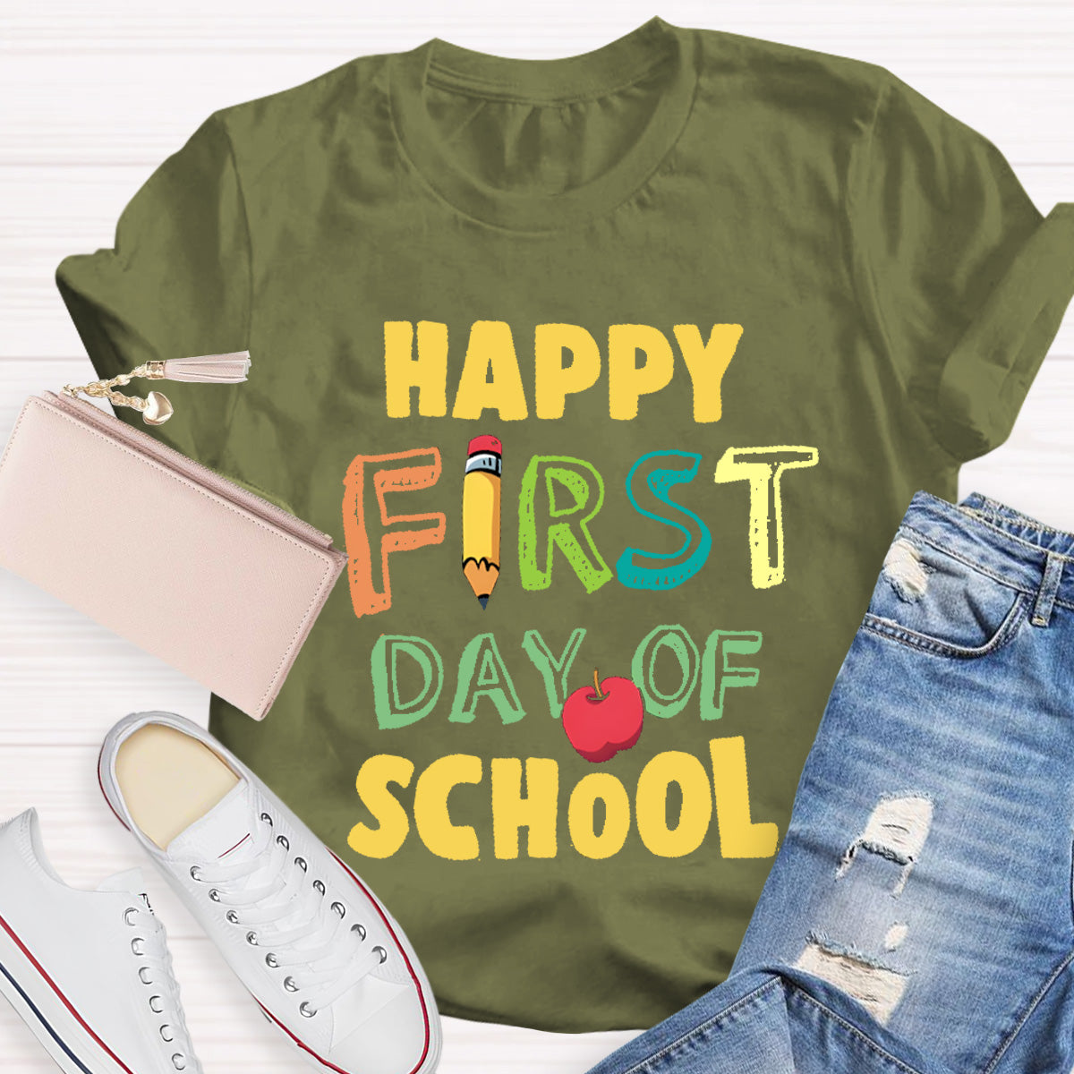 Happy First Day Of School Teacher T-Shirt