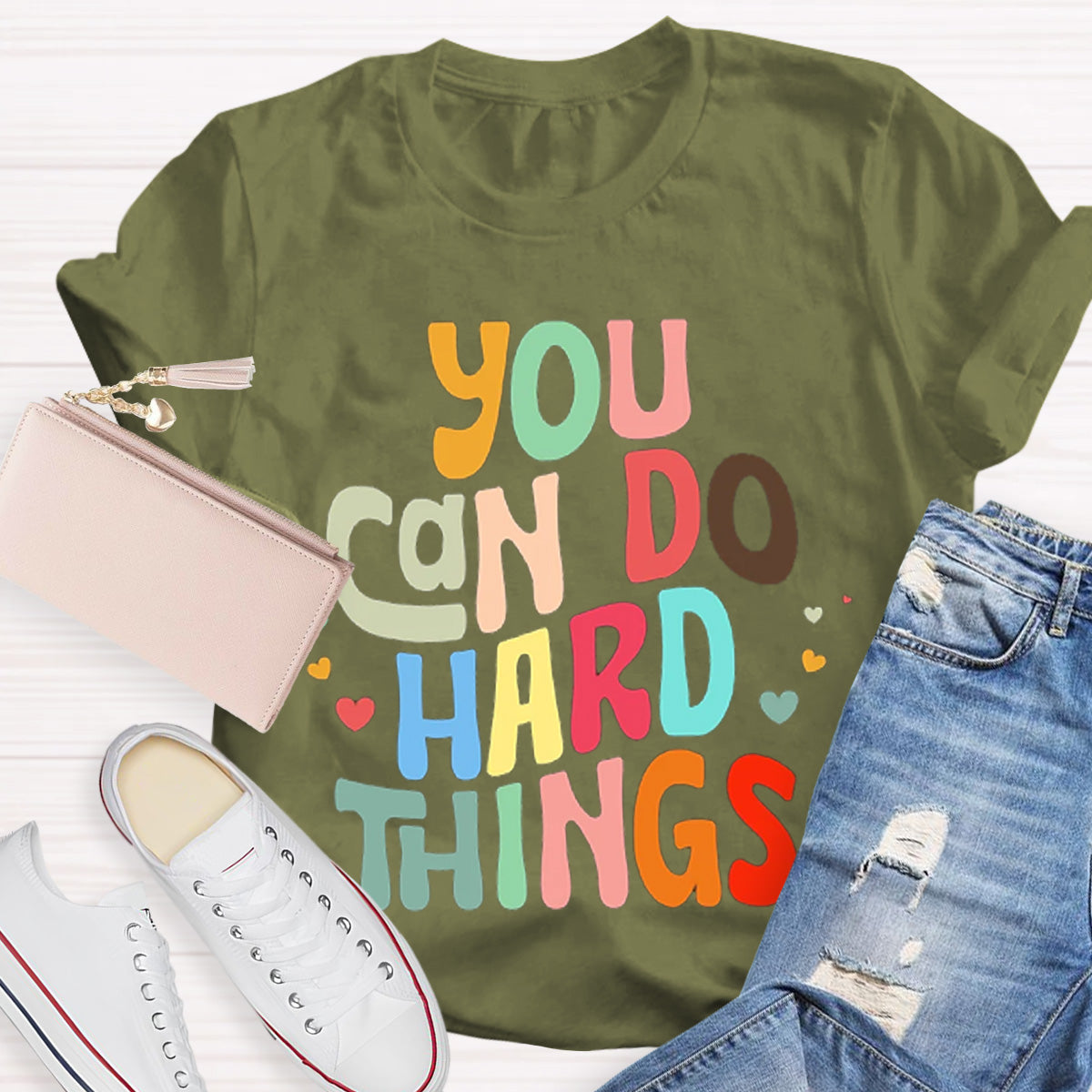 You Can Do Hard Things Teacher T-Shirt