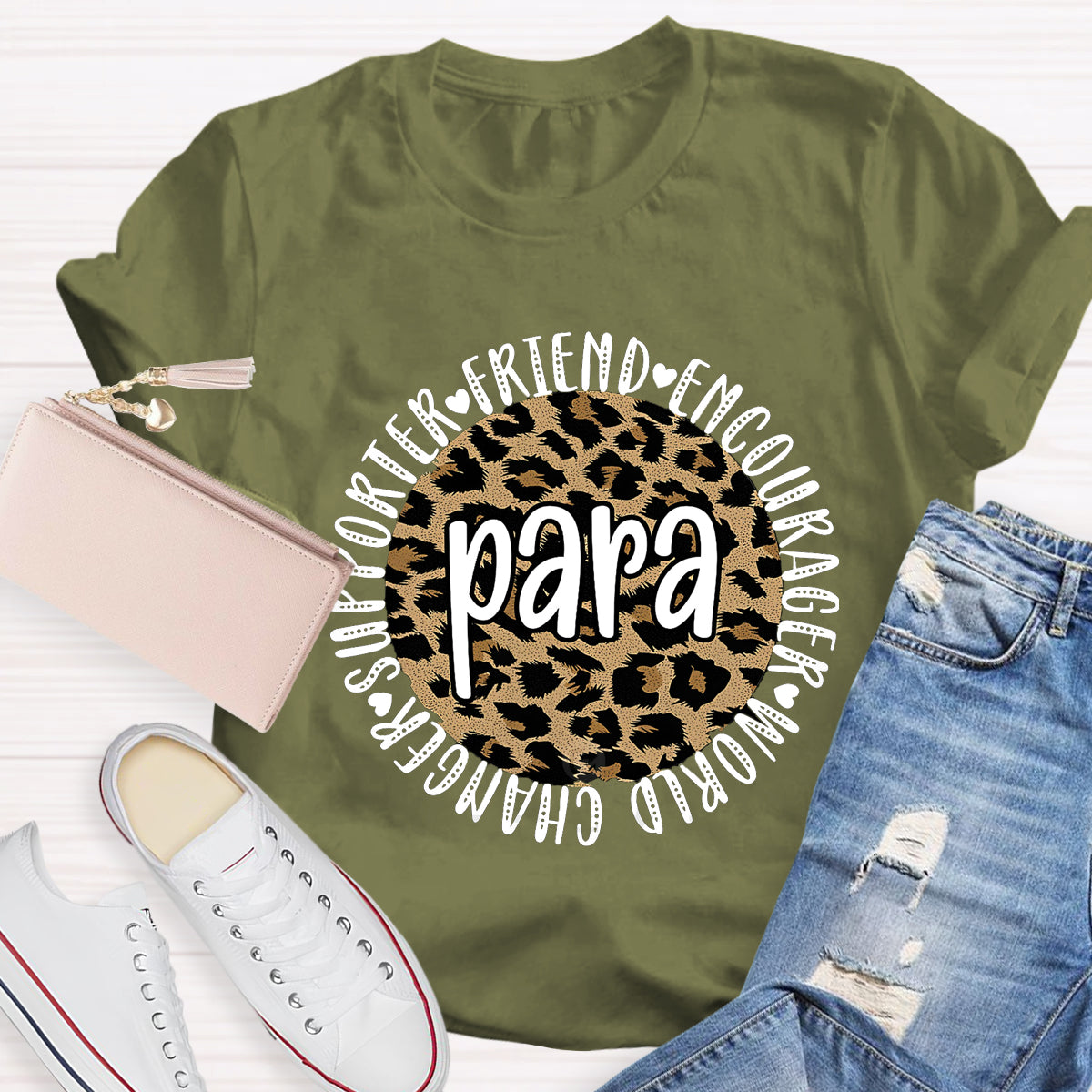 Para Teacher Encourager Friend T-shirt