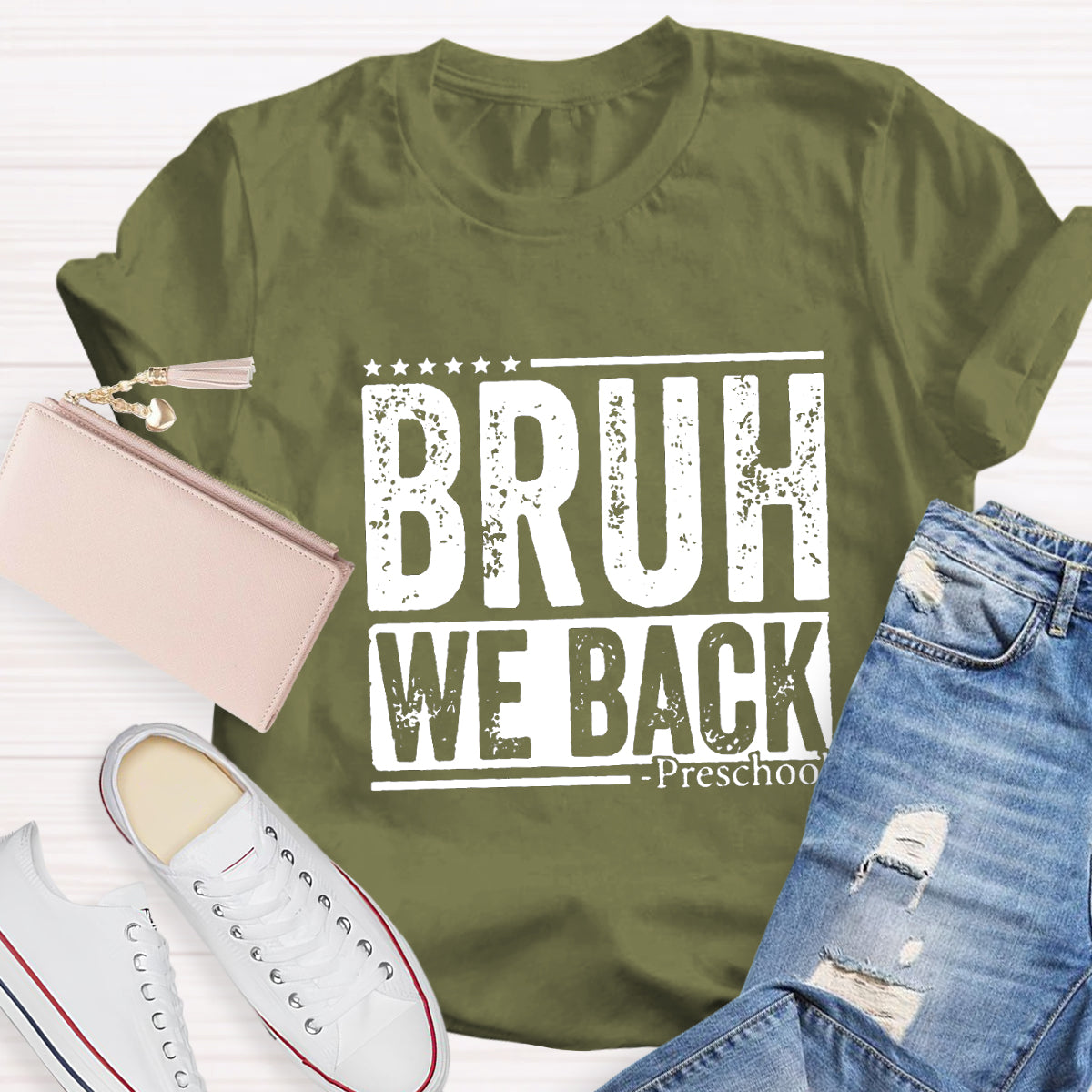 Personalized Grade Bruh We Back Back To School T-shirt