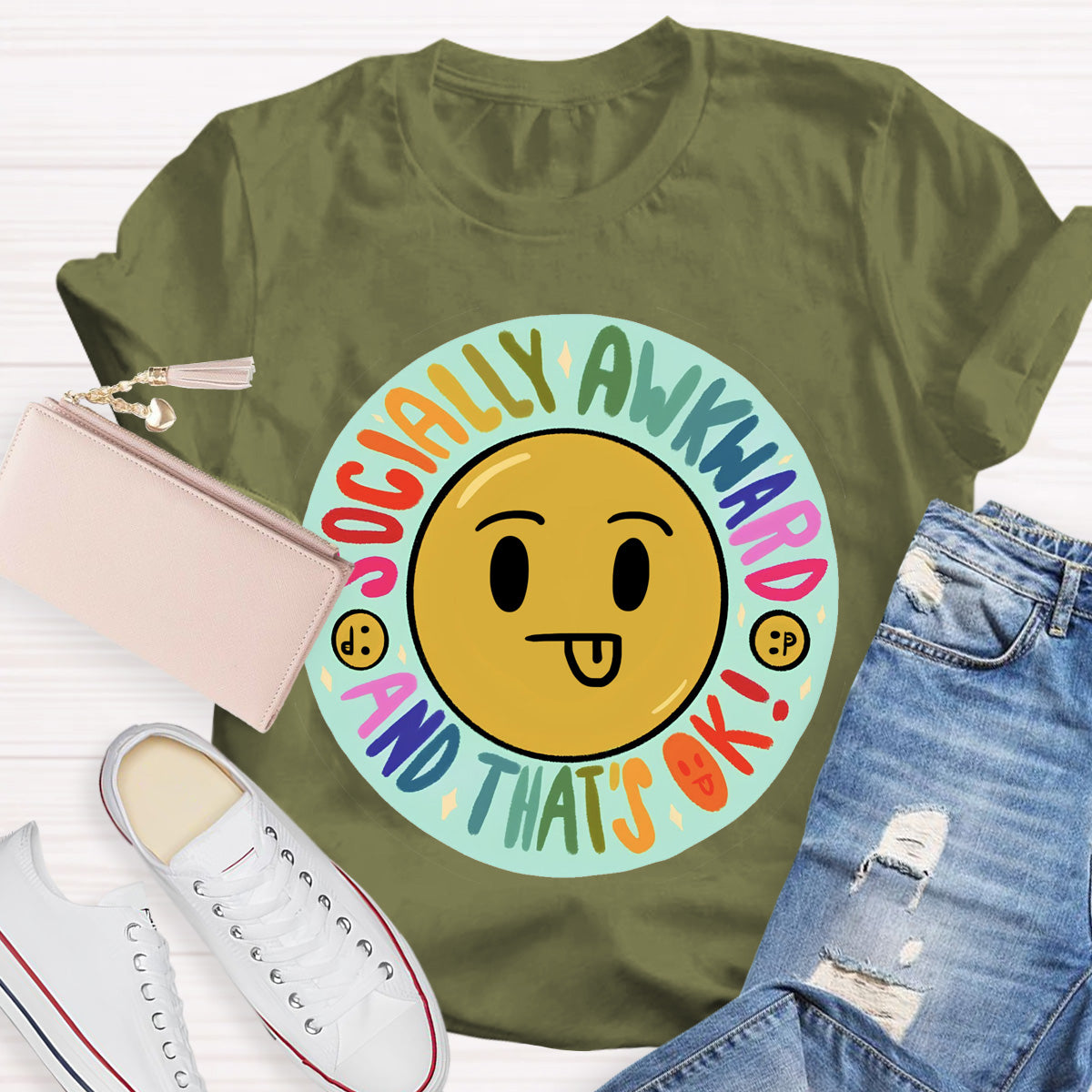 Smail That‘s Ok Teacher T-Shirt