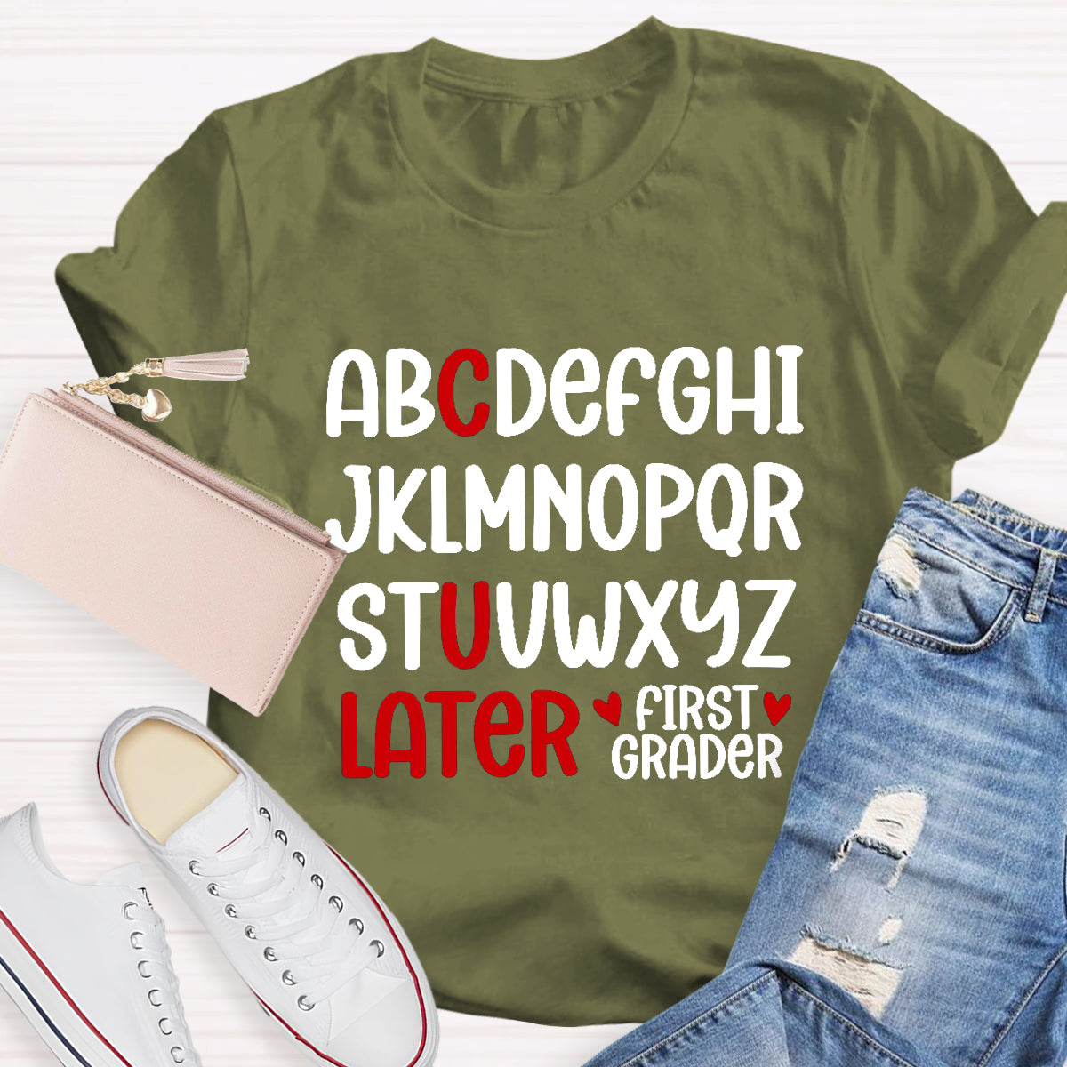 Personalized Grade See You Later Teacher T-Shirt