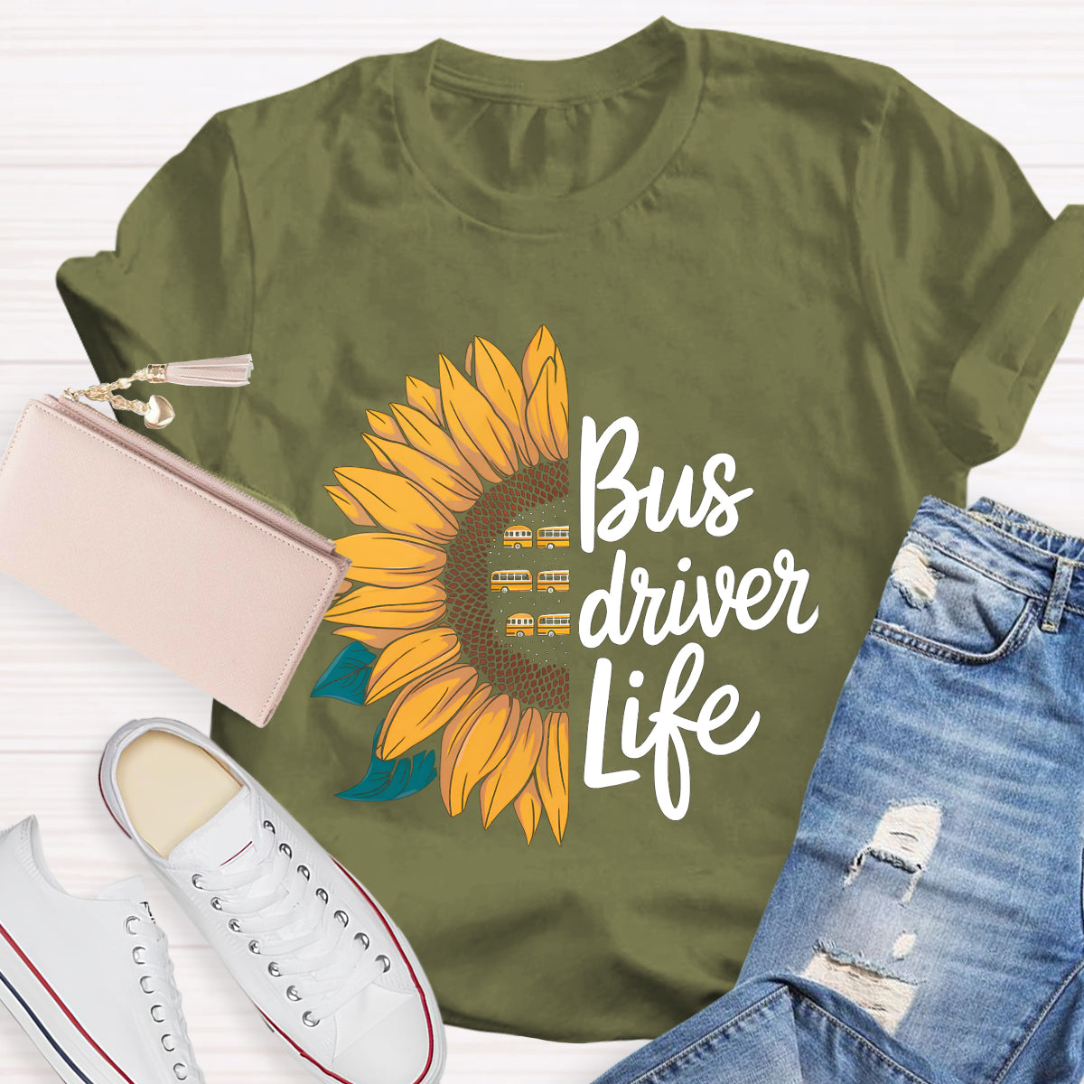 Bus Driver Life Teacher T-Shirt