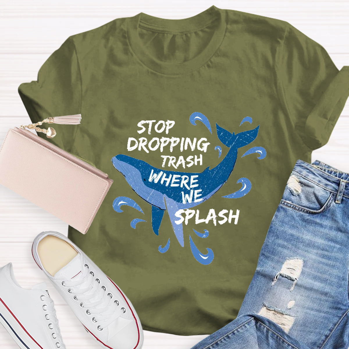 Stop Dropping Trash Into The Splash T-Shirt