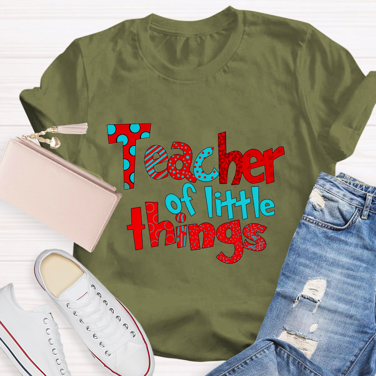 Teacher Of Little Things Teacher T-Shirt