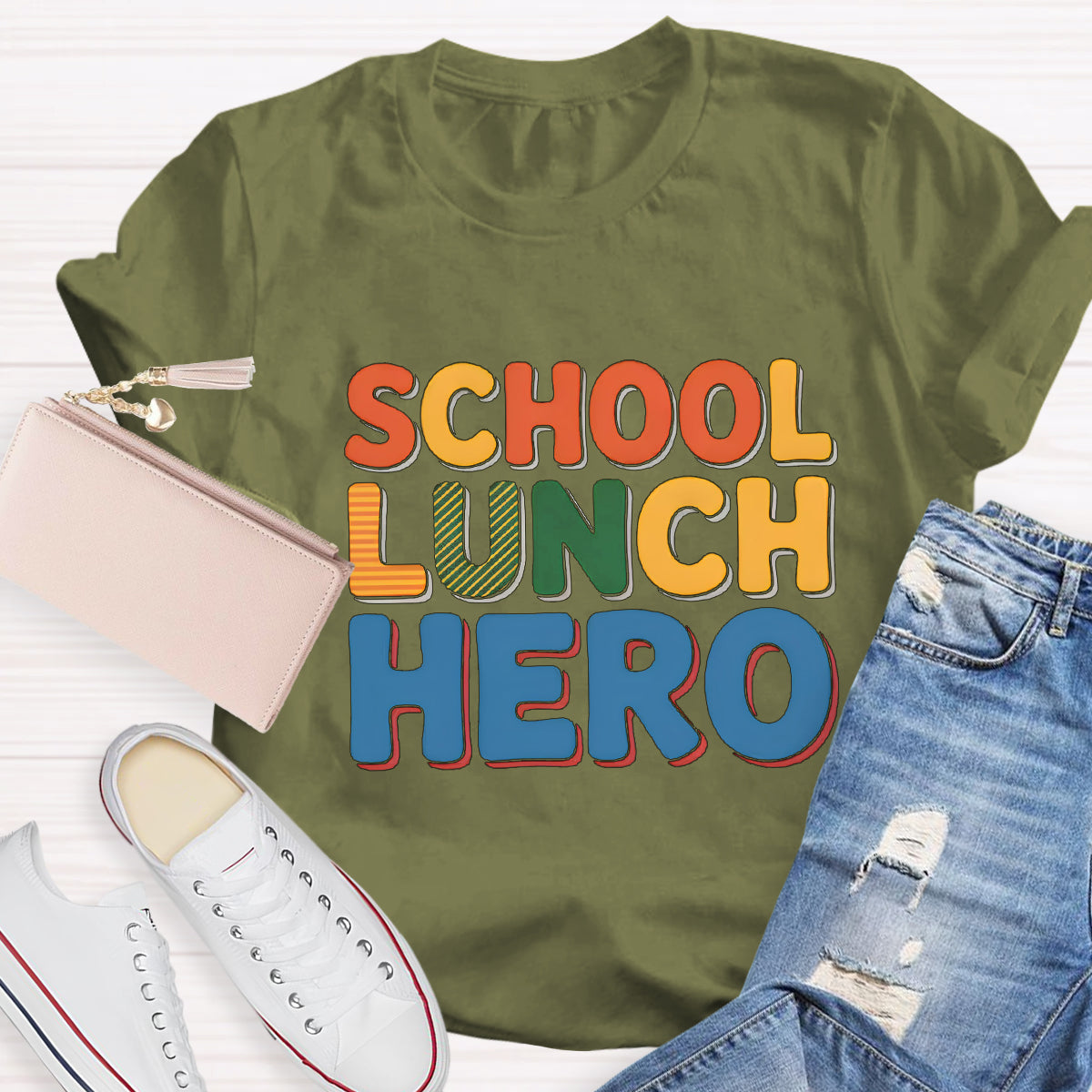 School Lunch Hero T-shirt
