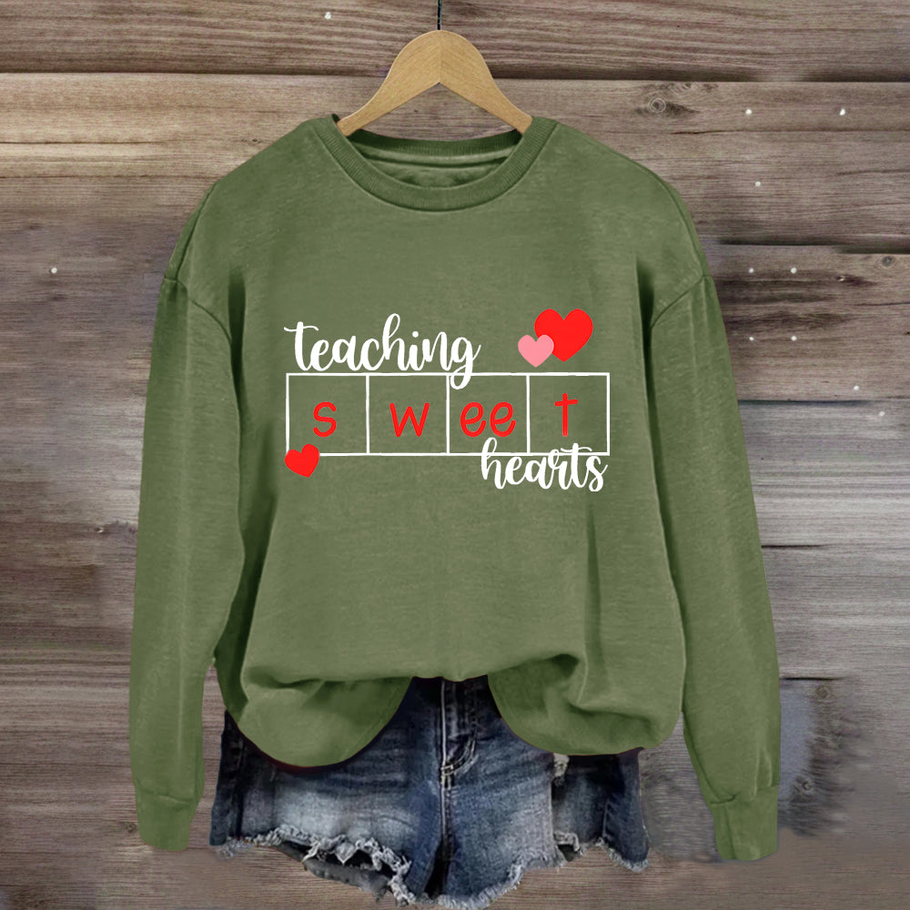 Teaching Sweet Hearts Sweatshirt