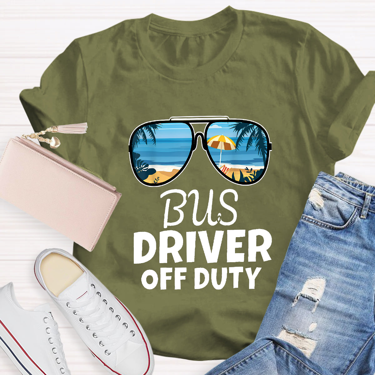 School Bus Driver Off Duty T-Shirt