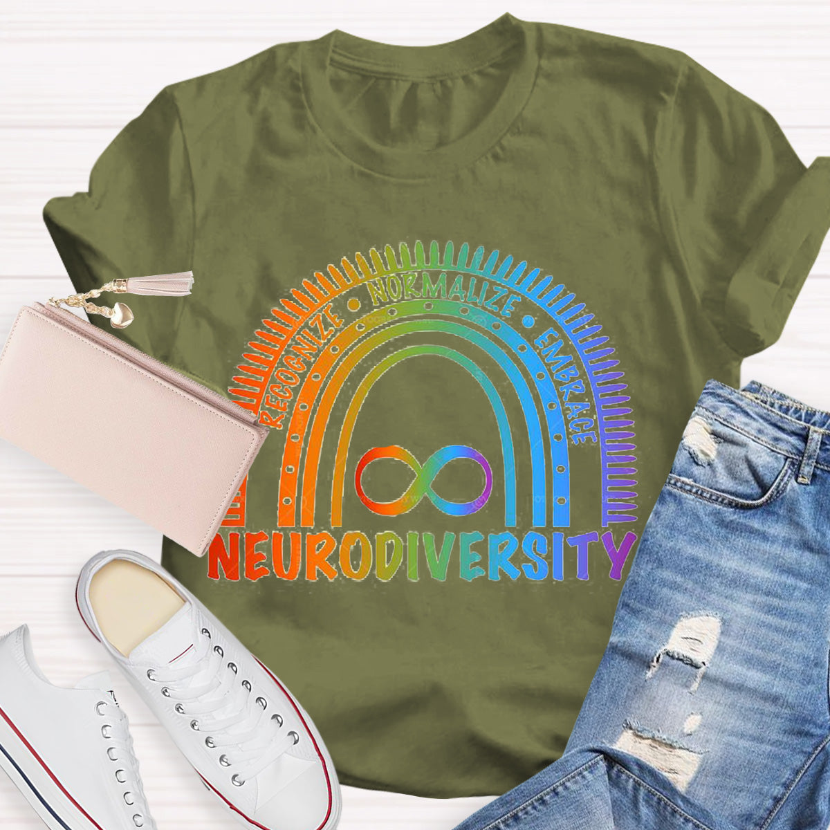 Neurodiversity Embrace Teacher T-Shirt