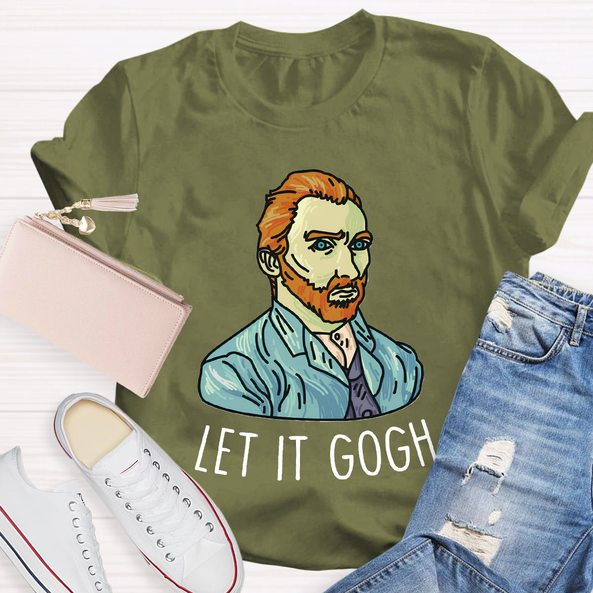 Let It Go Art Teacher T-Shirt