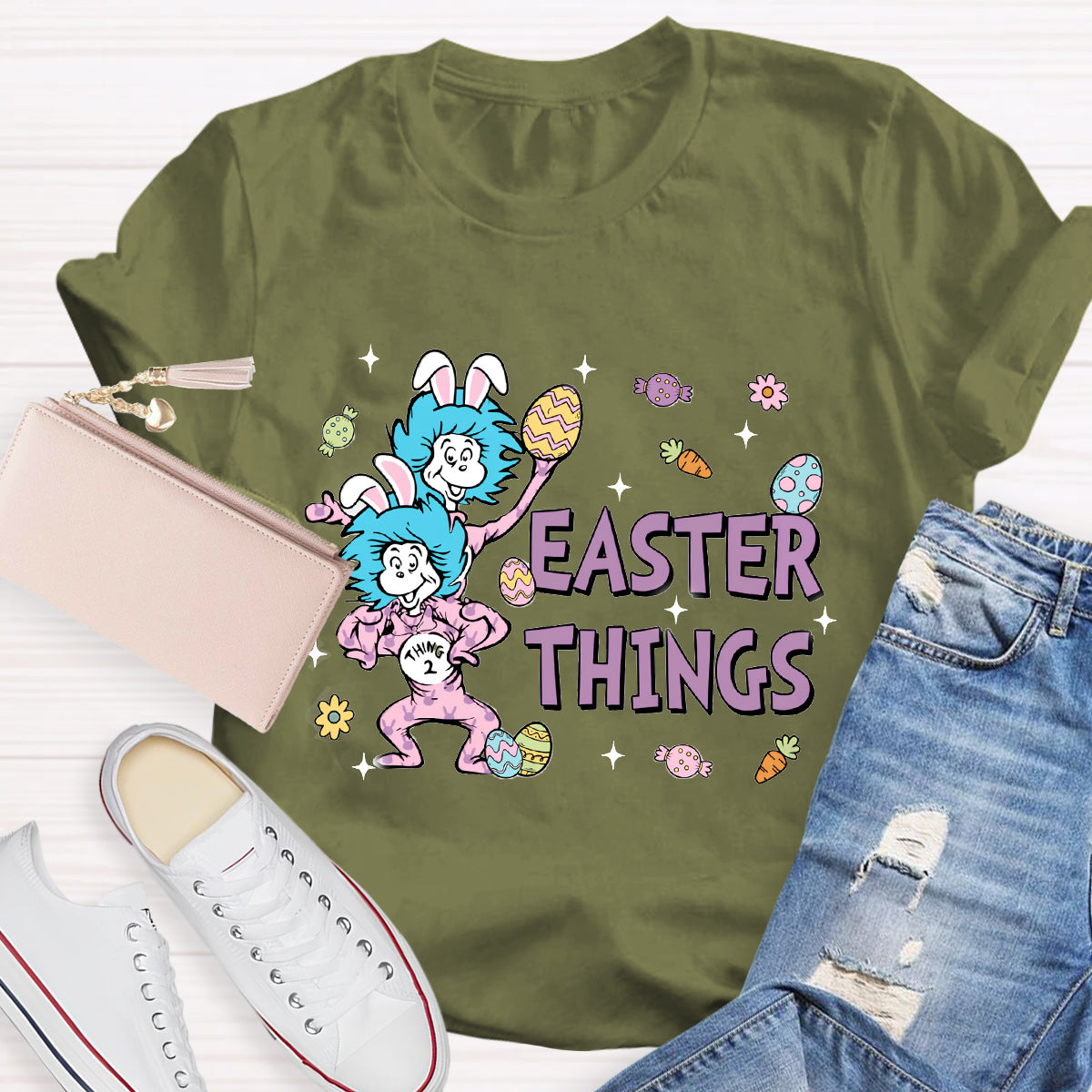 Easter Things Teacher T-Shirt