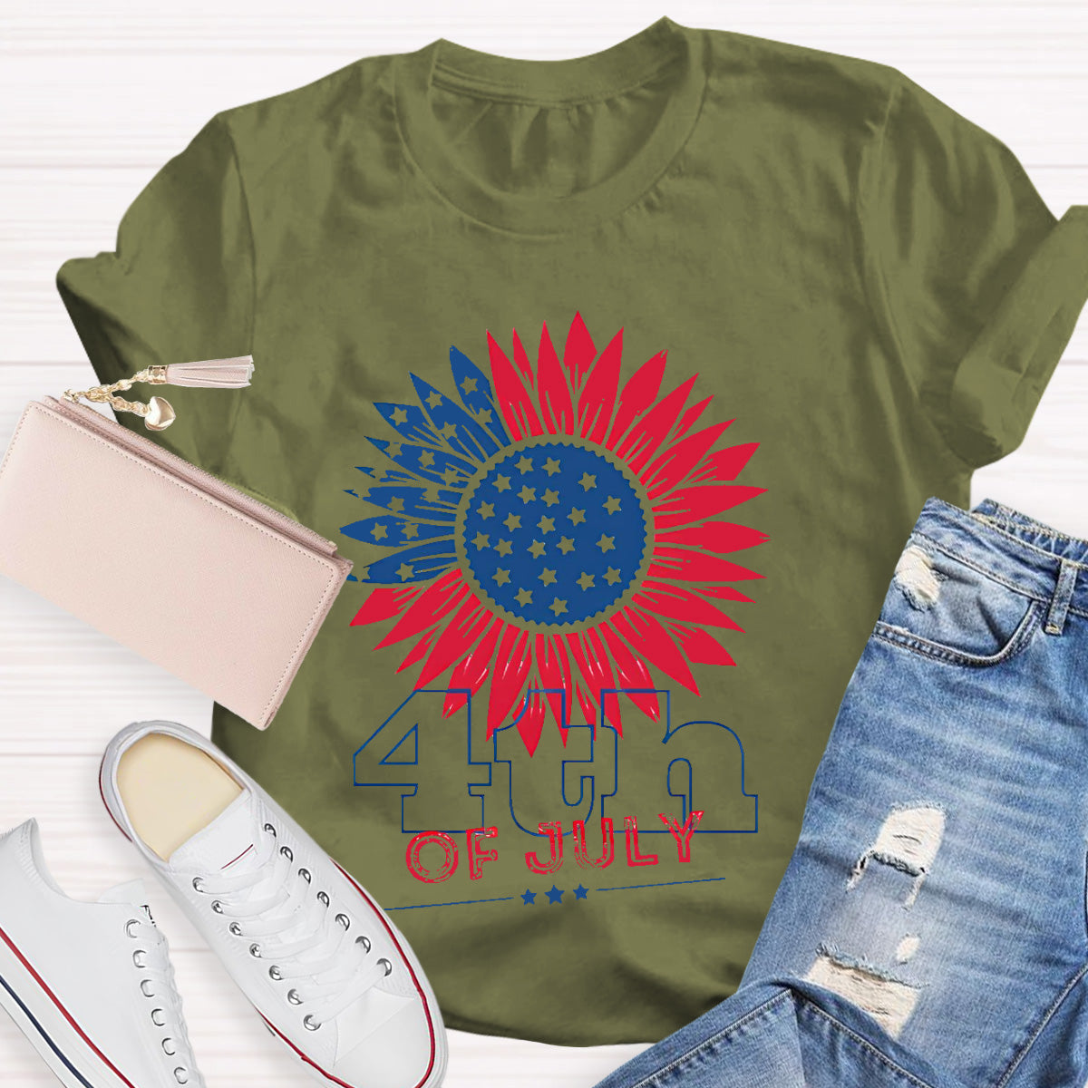 4Th Of July Teacher T-Shirt