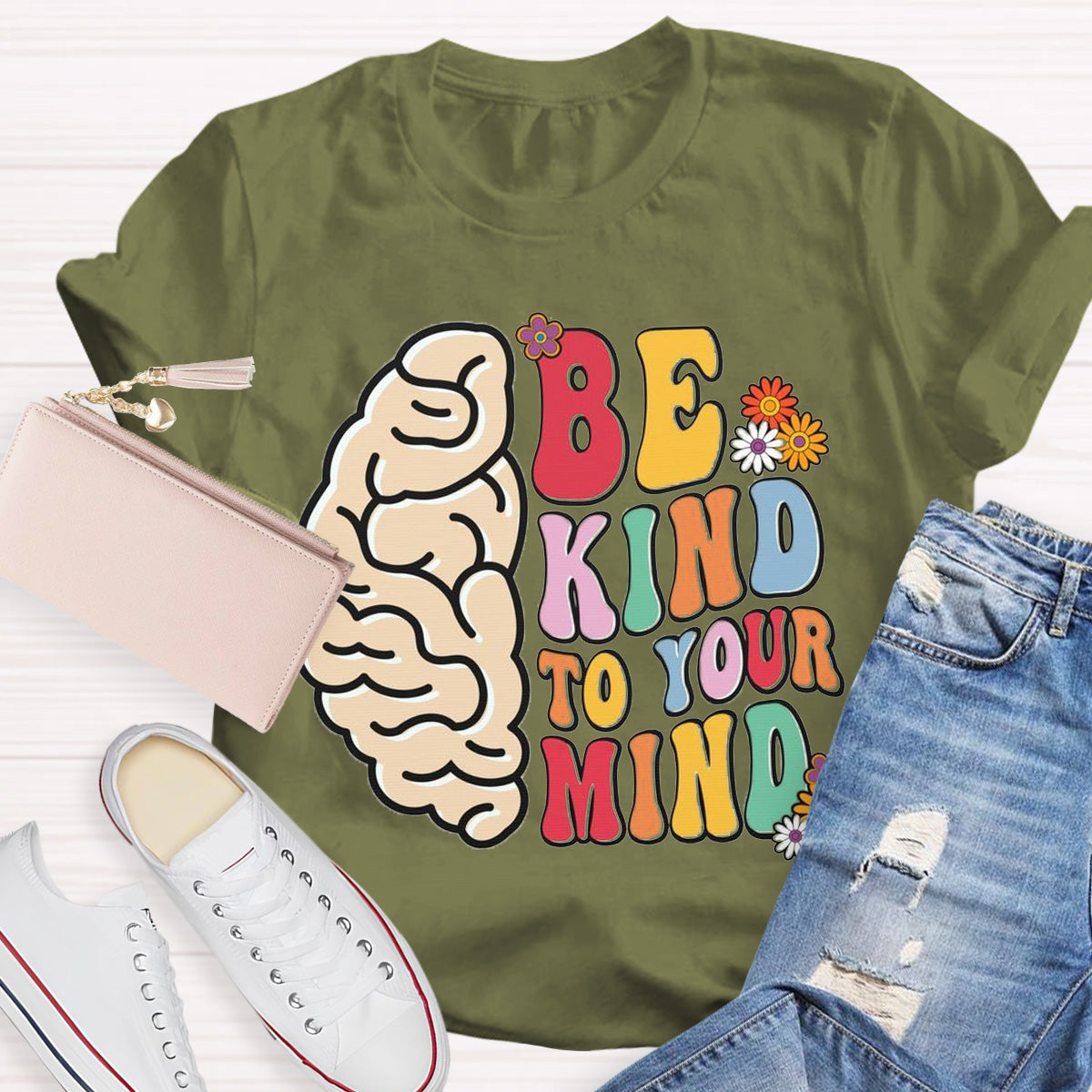 Be Kind To Your Mind Teacher T-Shirt