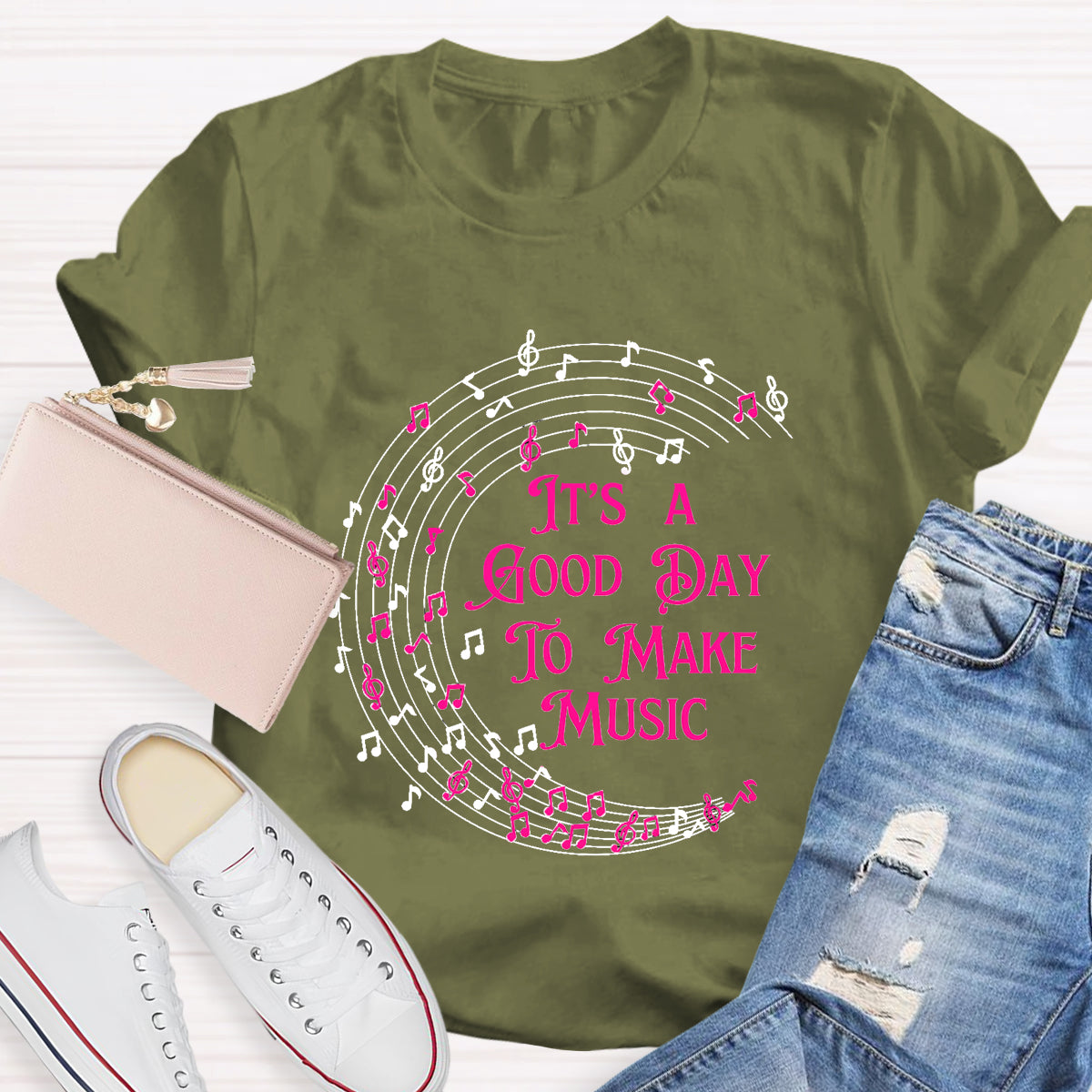 Musical Melody It's A Good Day To Make Music Teacher T-Shirt