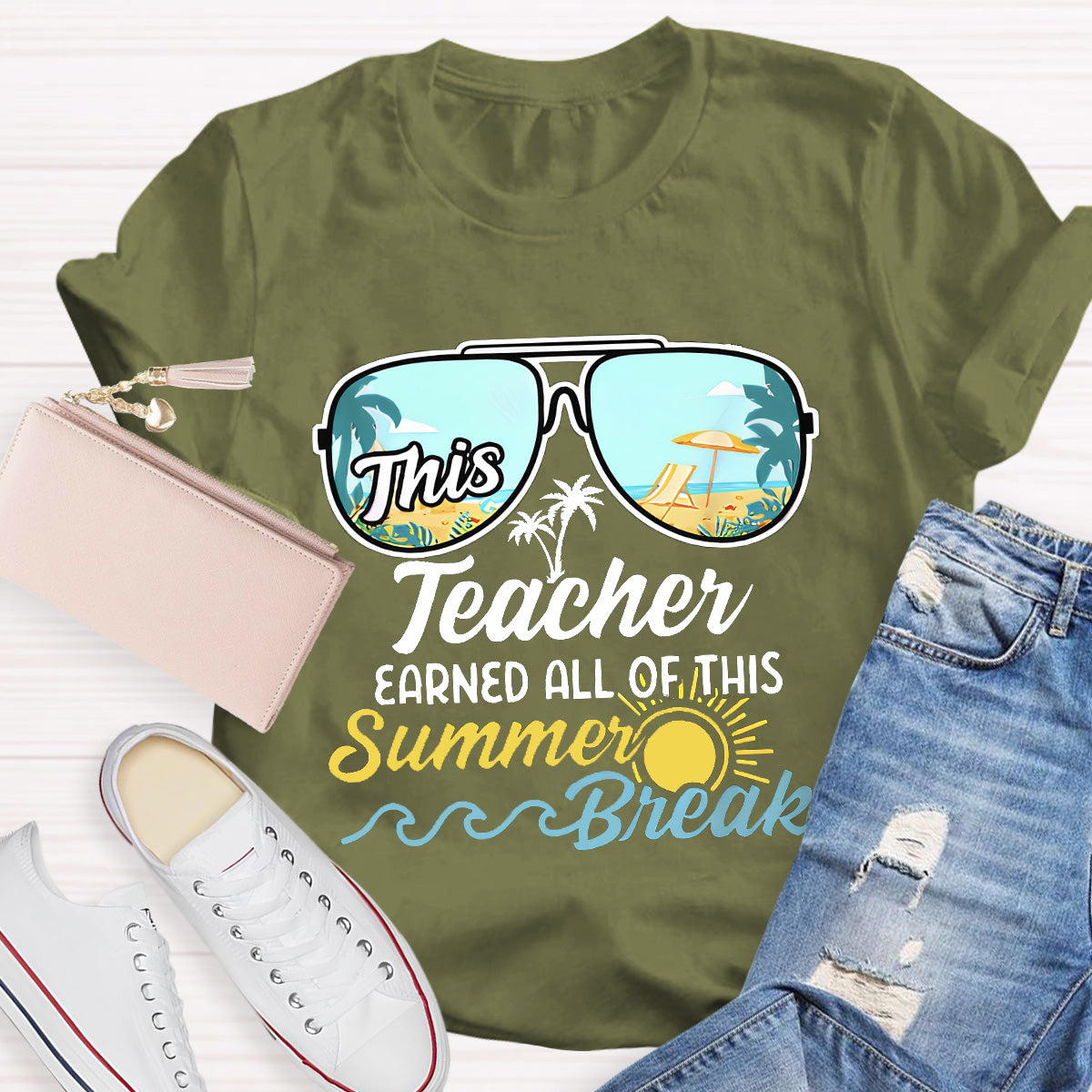 All Of This Summer Break Teacher T-Shirt