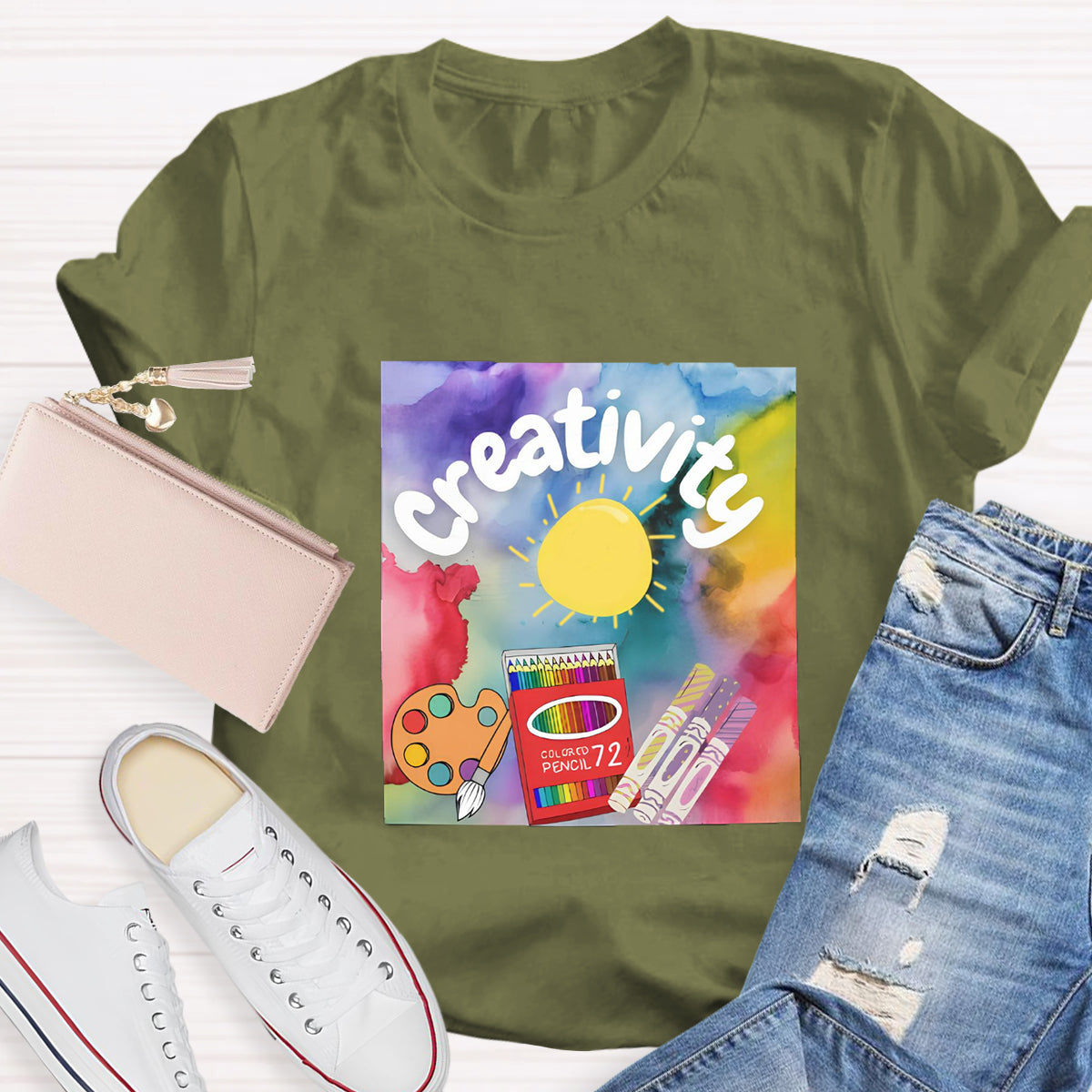 Be Creativity Art Teacher T-Shirt