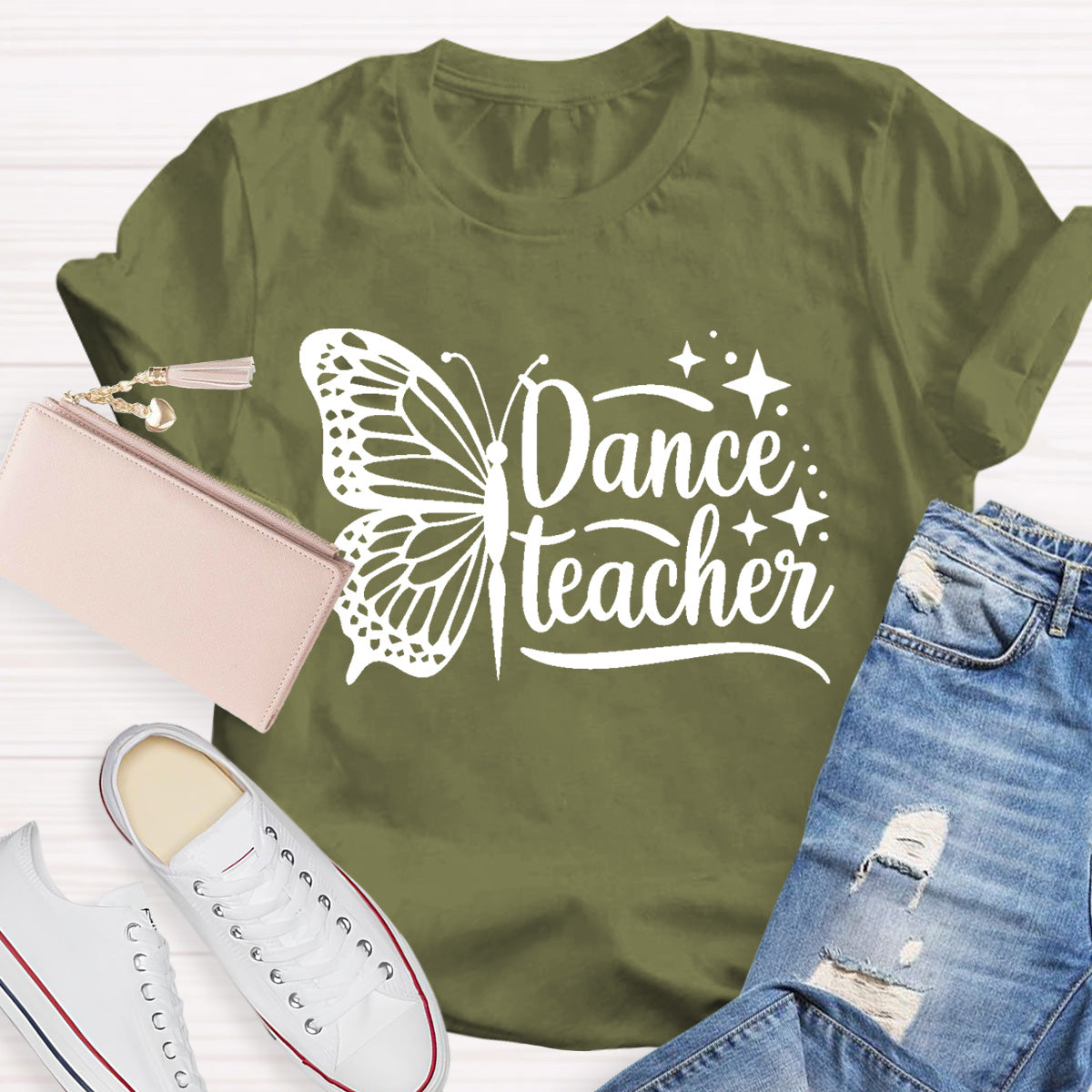 Dance Teacher Butterfly Teacher T-Shirt
