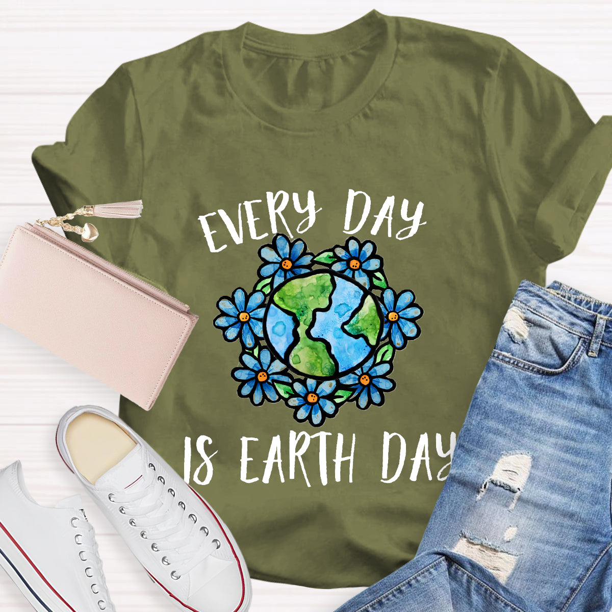 Everyday Is Earth Day Teacher T-Shirt