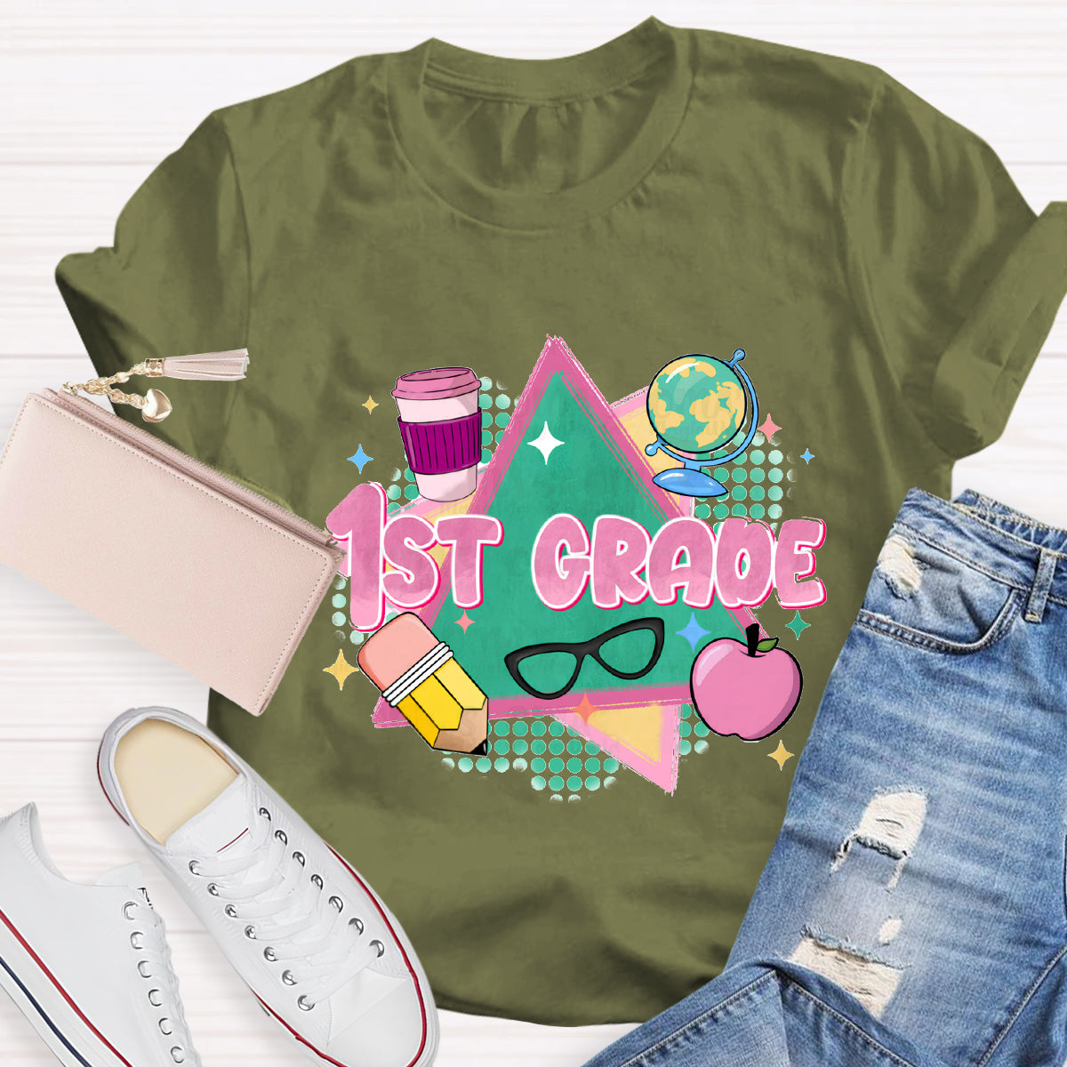 Personalized Grade Teacher's tools Back To School T-Shirt