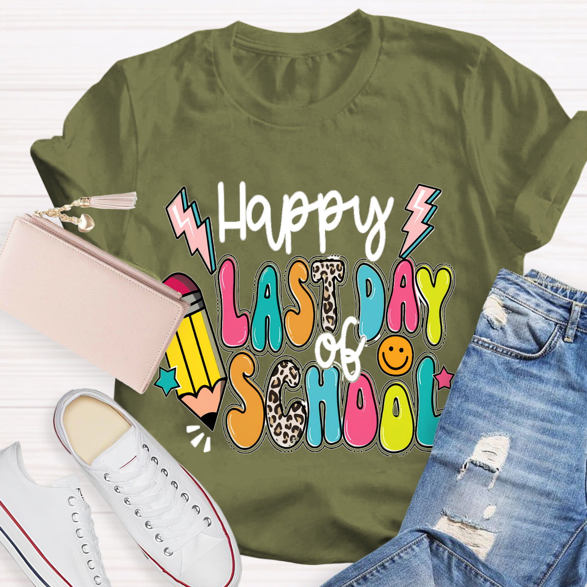 Happy Last Day Of School Pencil T-shirt