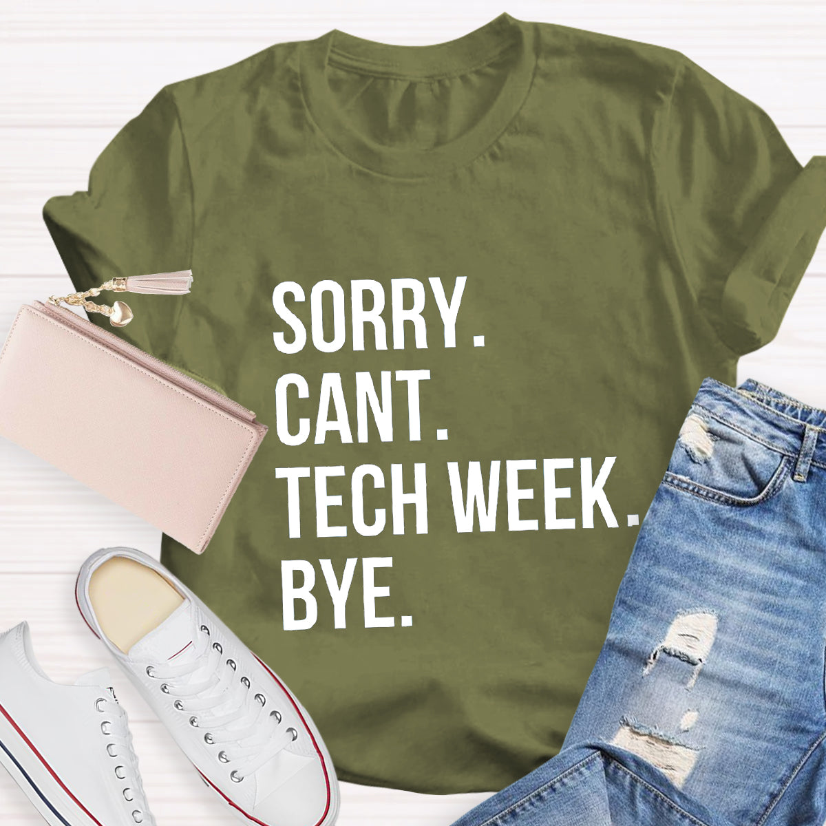 Sorry Cant Tech Week Teacher T-Shirt