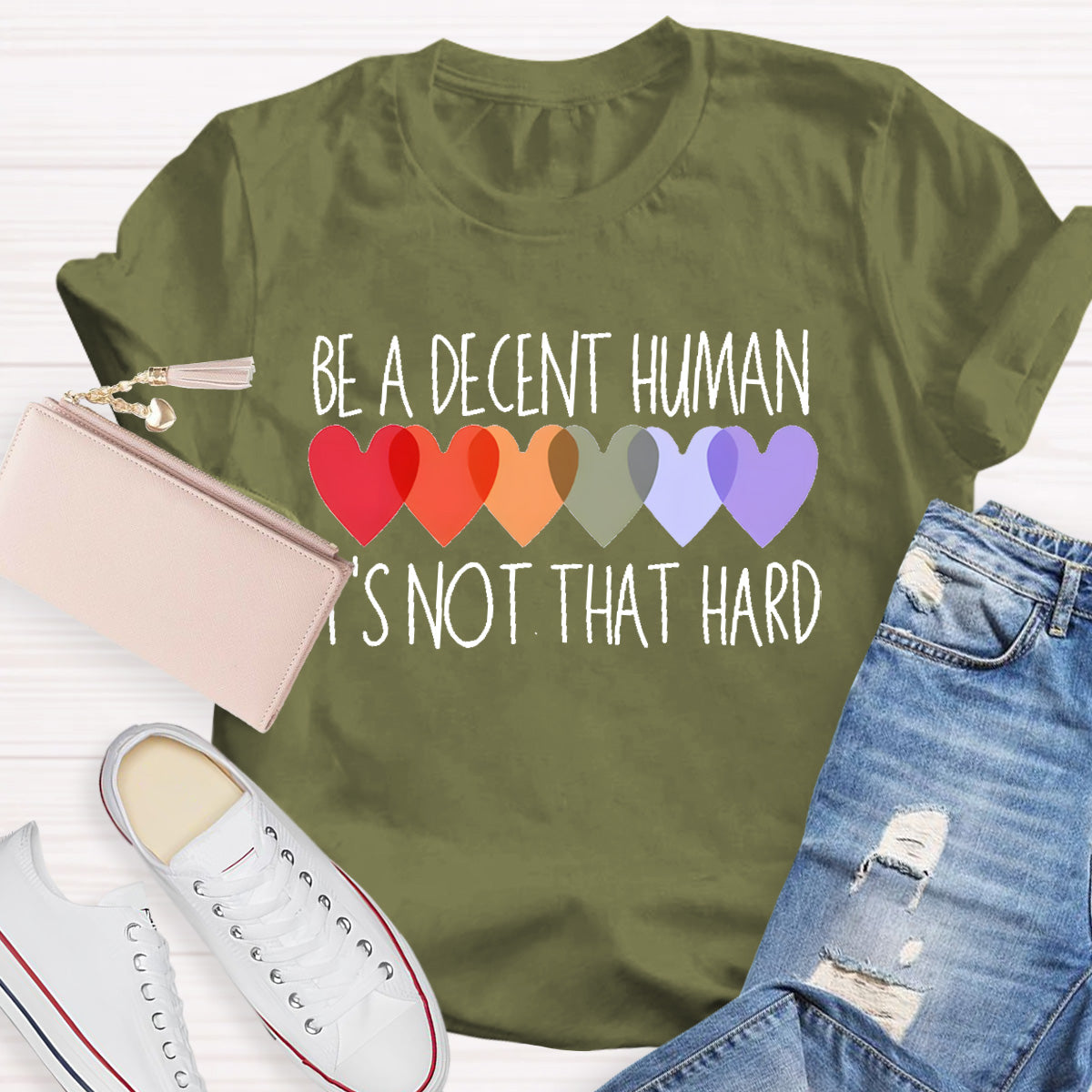 Be A Decent Human Teacher T-Shirt