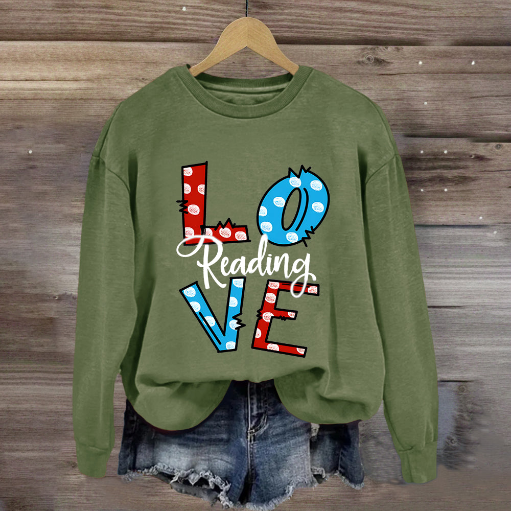 Love Reading Sweatshirt