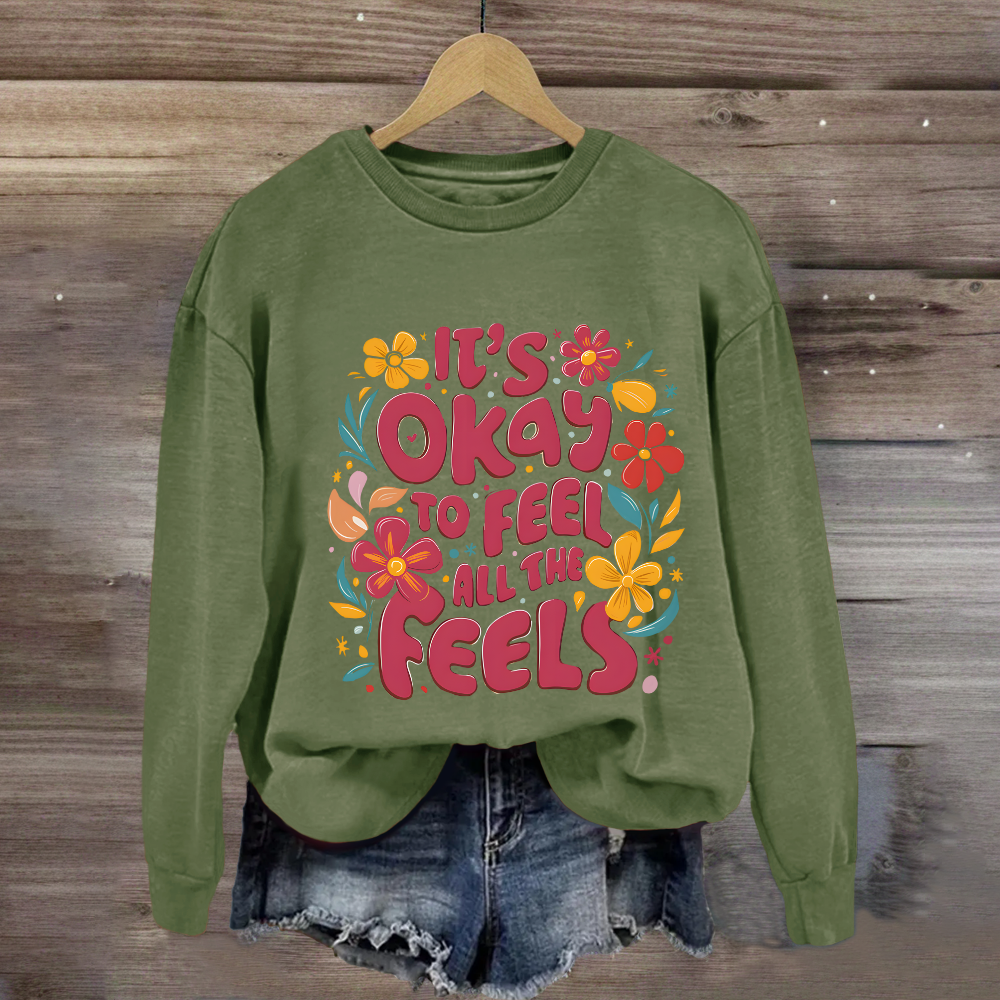 Celebrate Minds of All Kinds Floral Sweatshirt