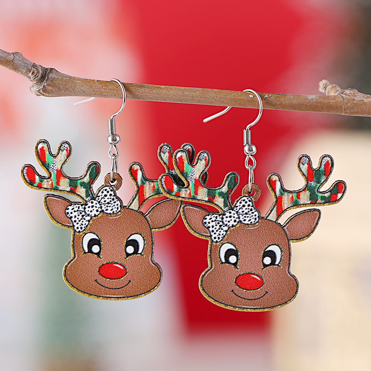 Y2k Elk Western-Style Painted Elk Earrings
