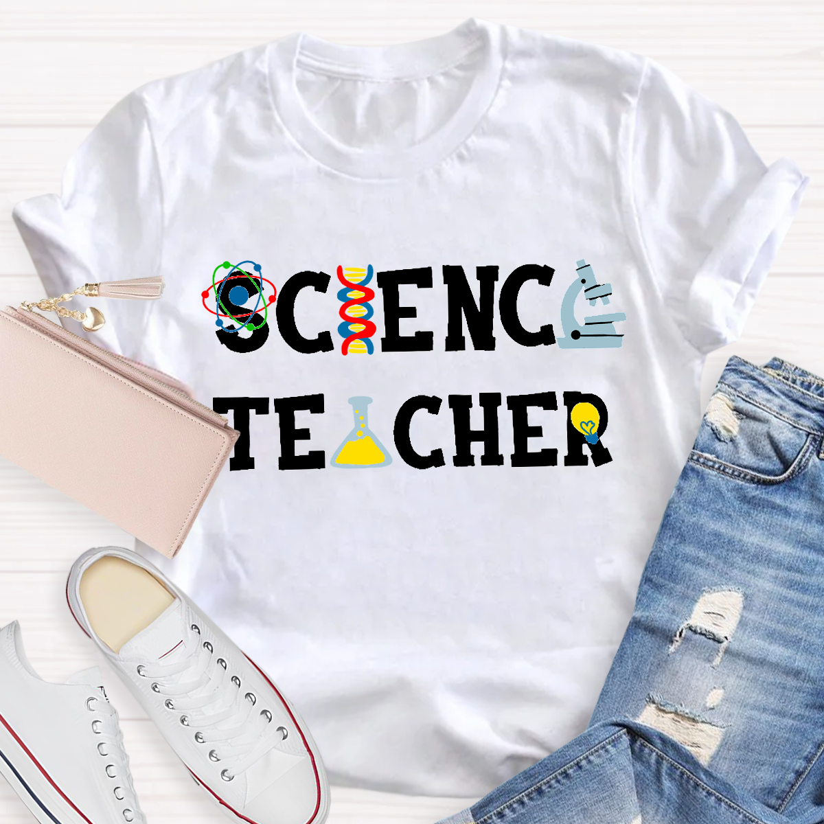 Science Reagent Bottle Teacher T-Shirt