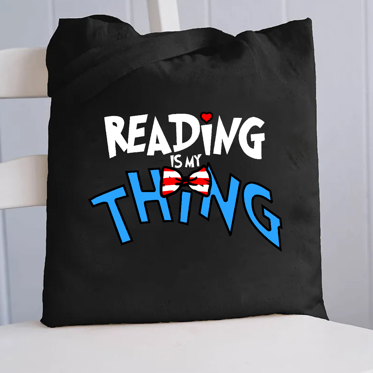 Reading Is My Thing Teacher Canvas Tote Bag
