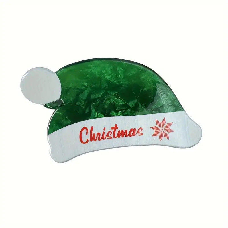Cute Christmas Hat Hairpin
