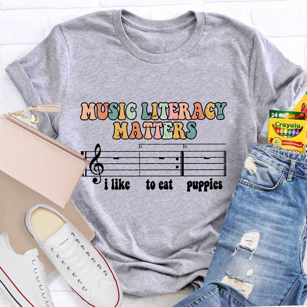 Music Literacy Matters Teacher T-Shirt