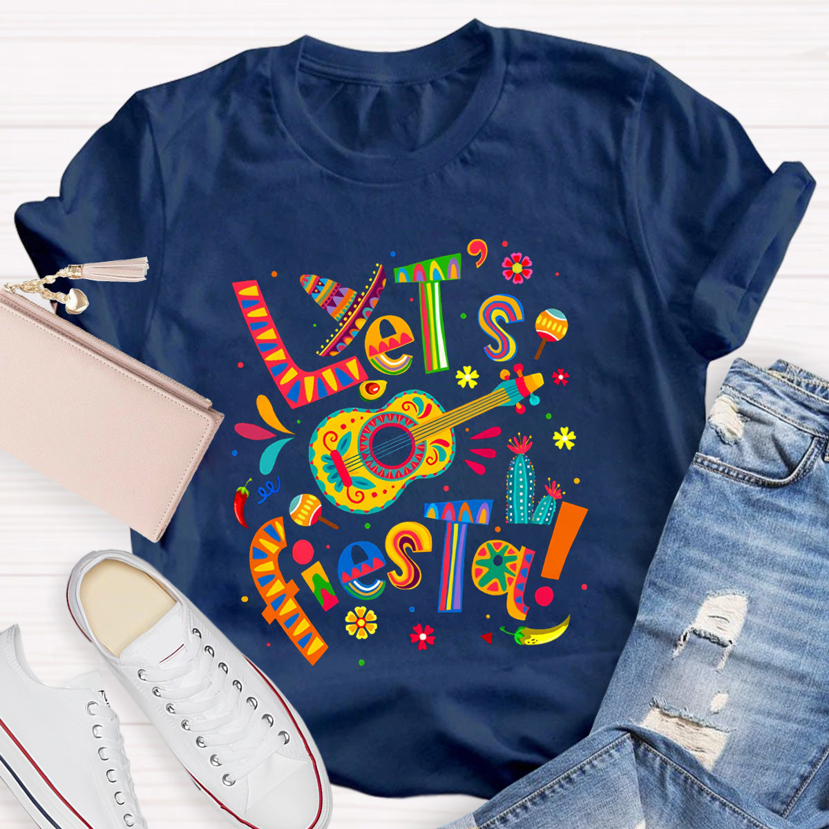 Let's Fiesta Teacher T-Shirt