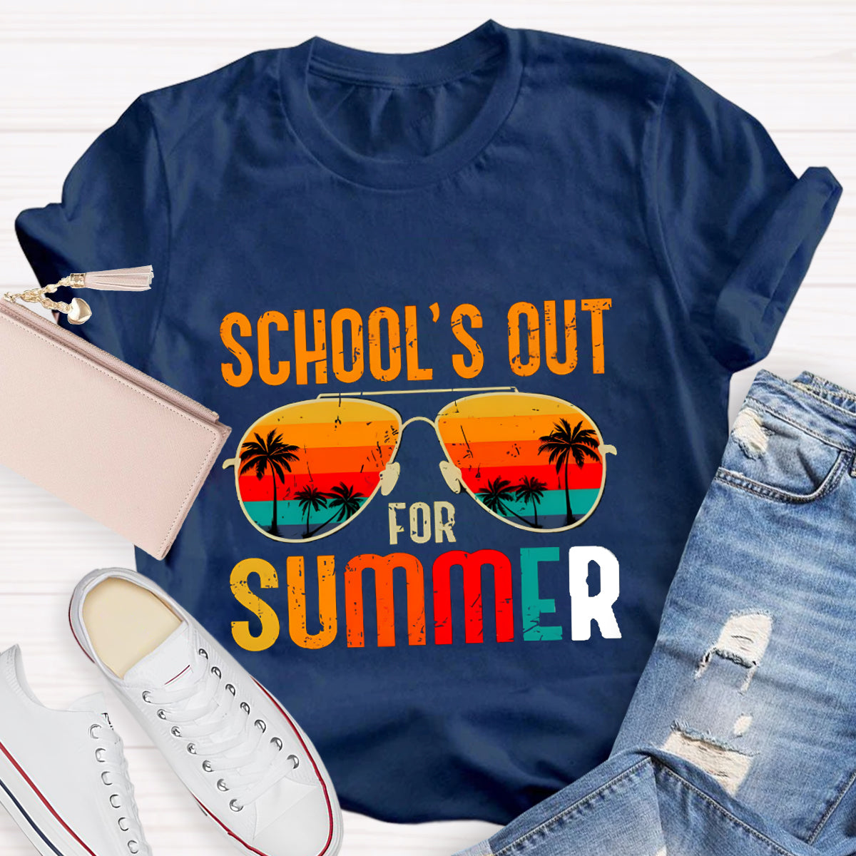 School's Out For Summer Rainbow Beach In The Eyes T-Shirt