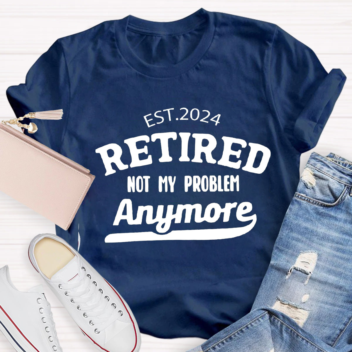 Personalize Year Not My Problem  Teacher T-Shirt