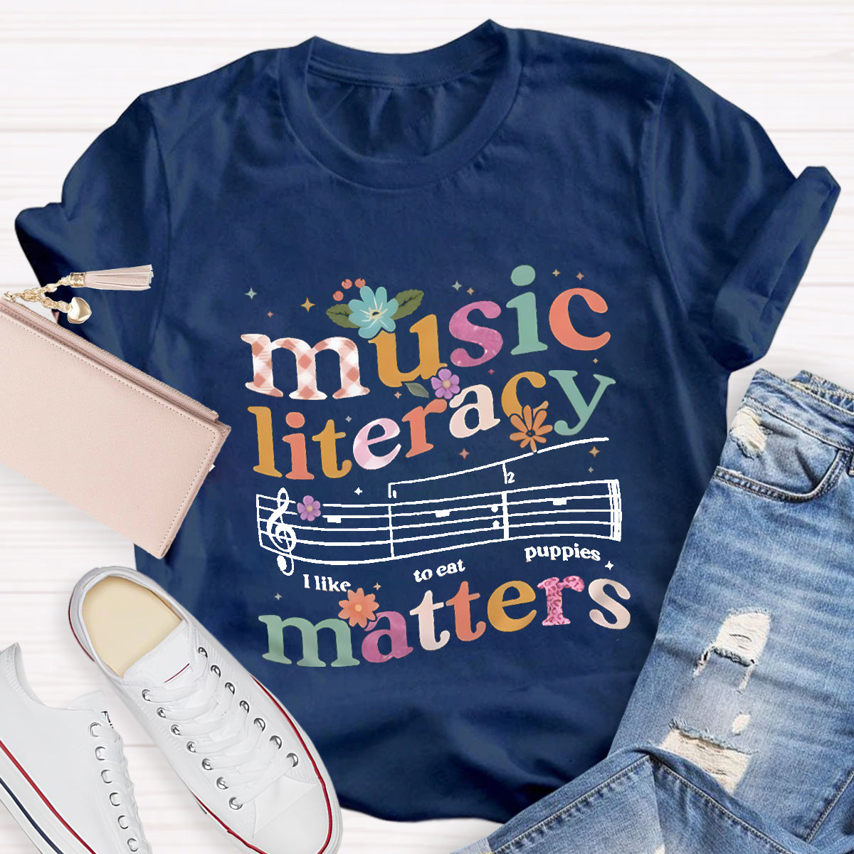 Music Literacy Matters Music Teacher T-Shirt