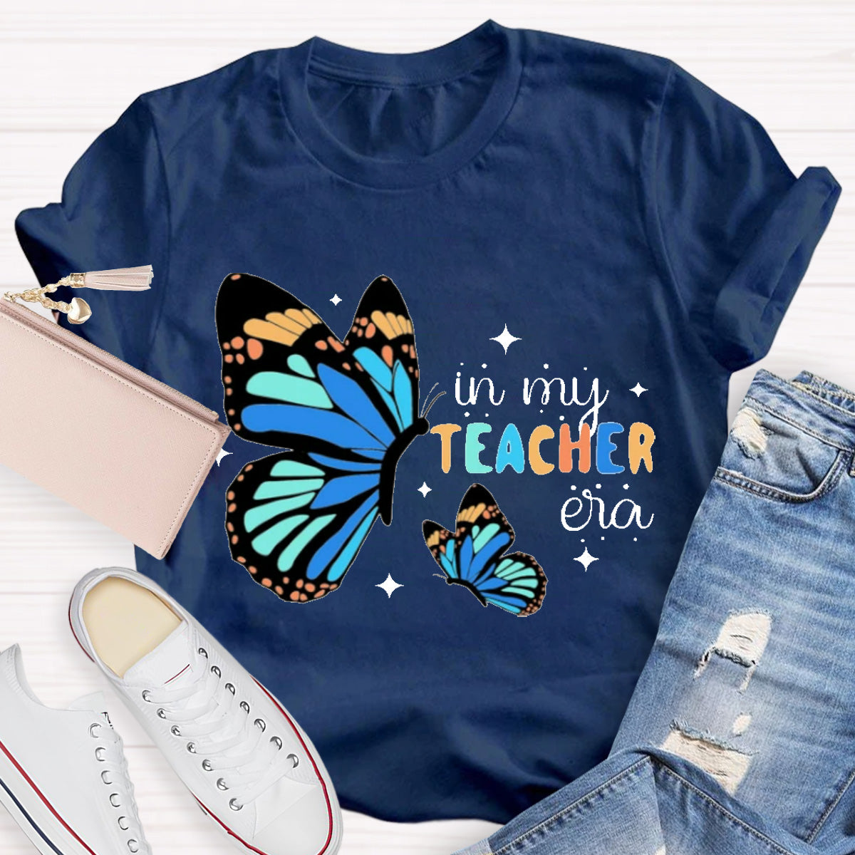 In My Teacher Era Butterfly T-Shirt