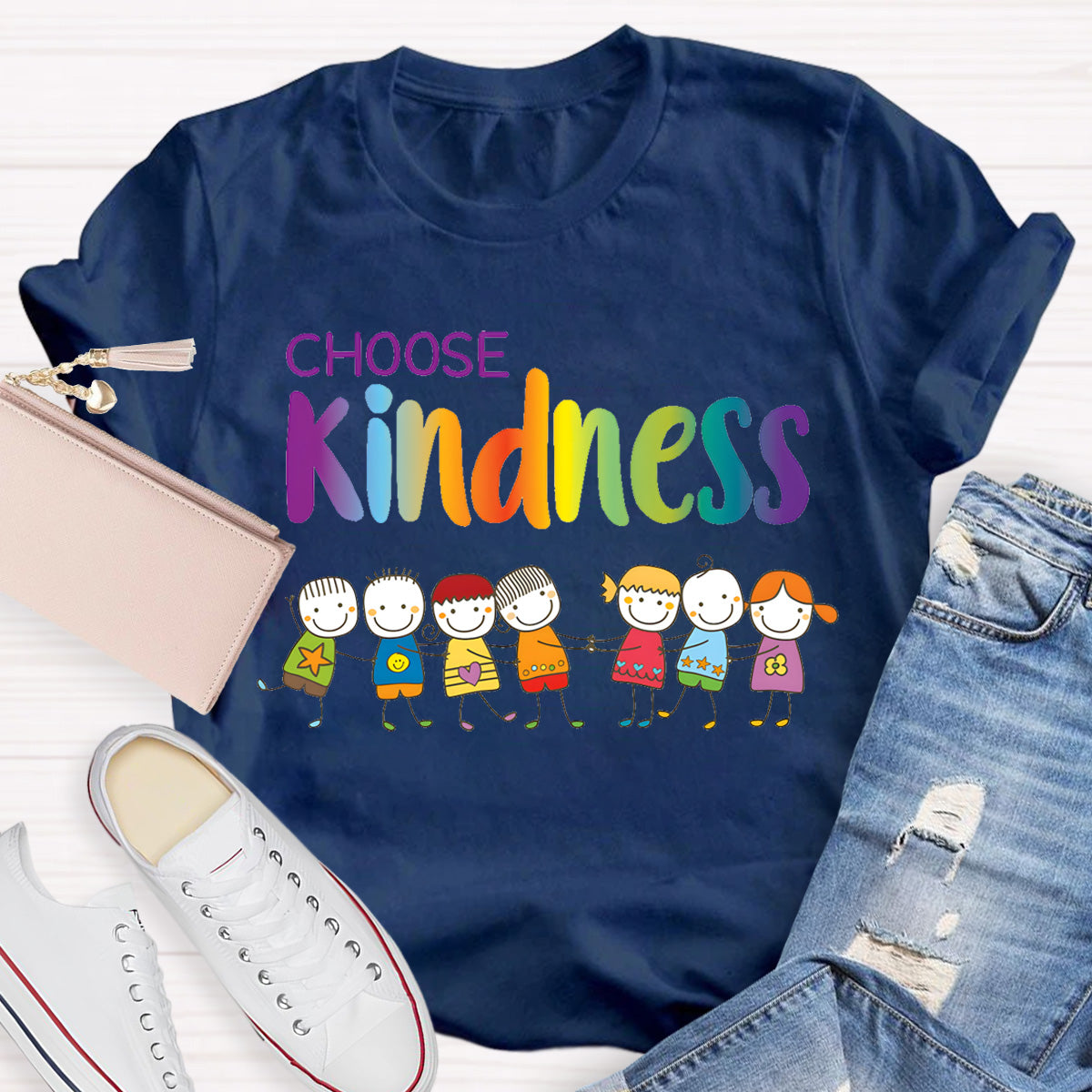Choose Kindness Pretty Kids T-Shirt