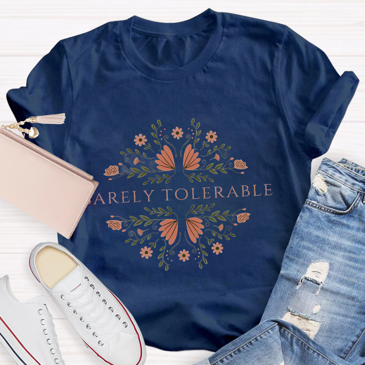Barely Tolerable Pride And Prejudice Teacher T-Shirt