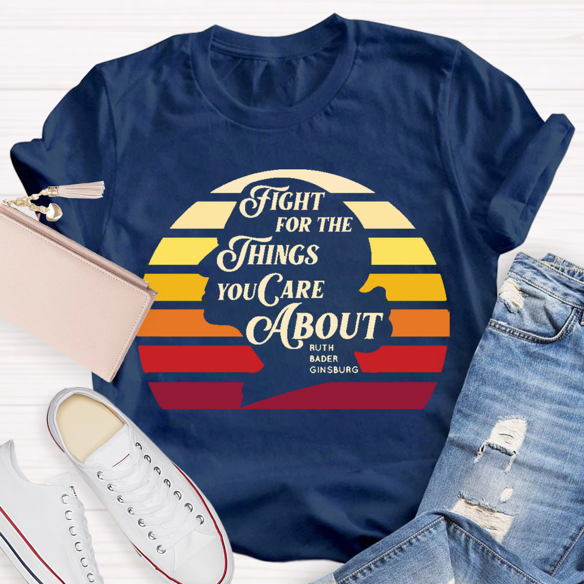 Fright for The Things You Care About Teacher T-Shirt