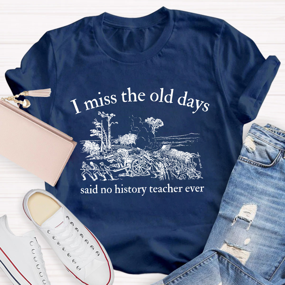 I Miss The Old Days Teacher T-Shirt